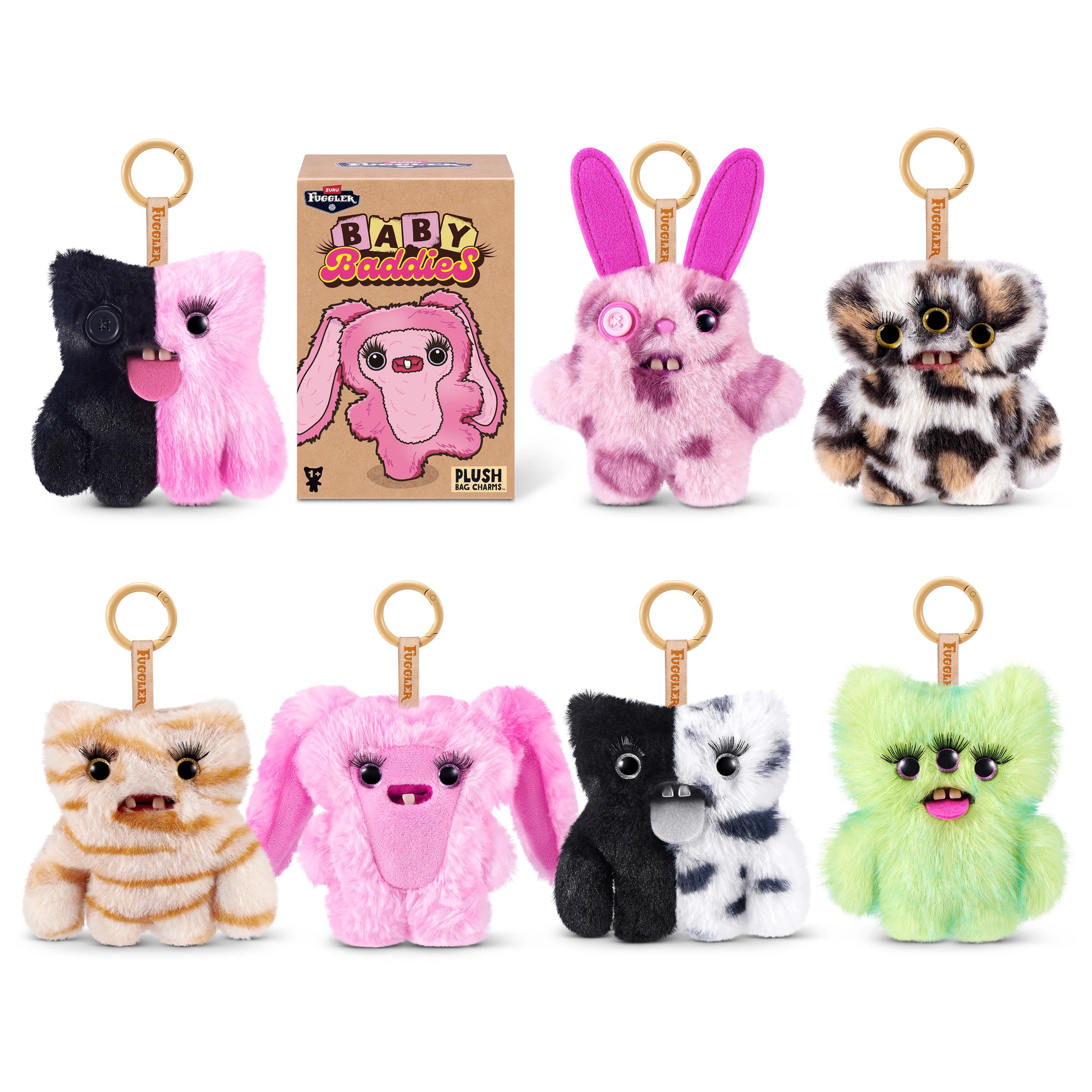 1 13cm Zuru Fuggler Baby Baddies Plush Toy - Assorted, 1 of 3