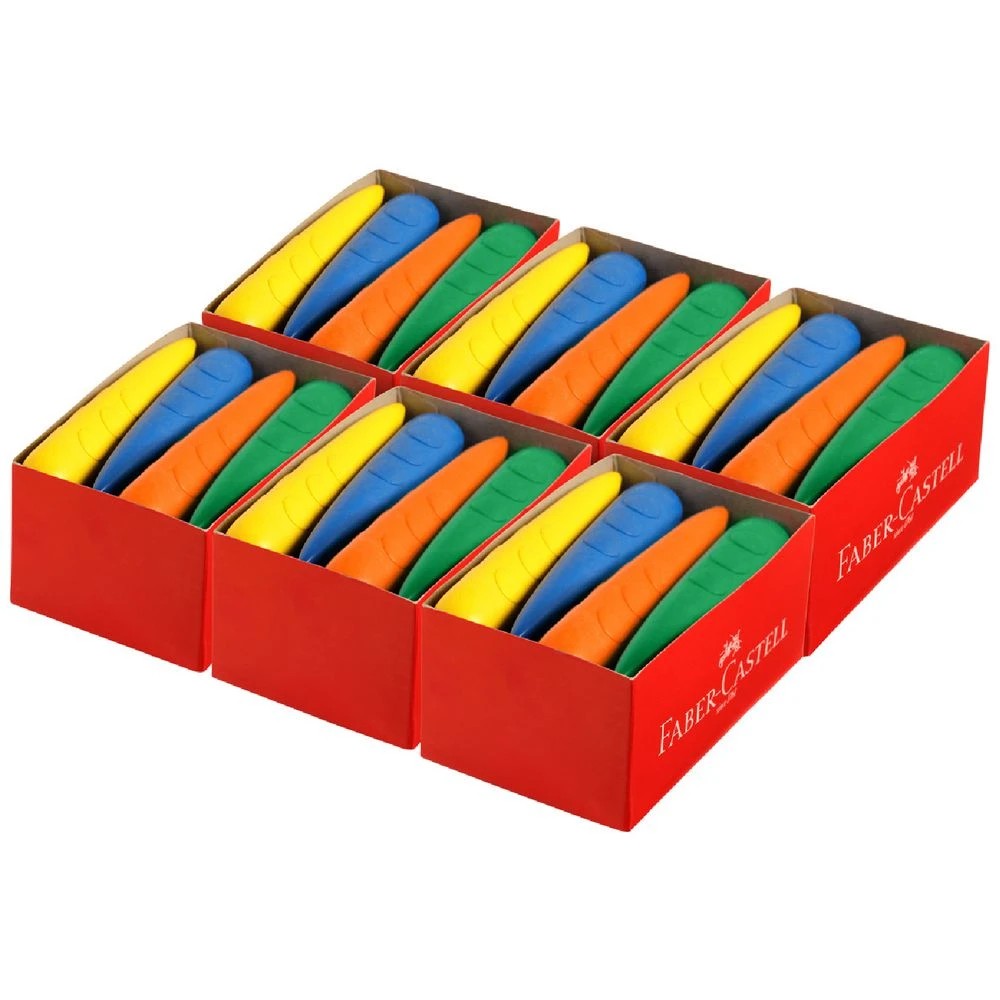 3 Faber-Castell Little Creatives Easy Grip Finger Crayons 72 Pk, 3 of 7