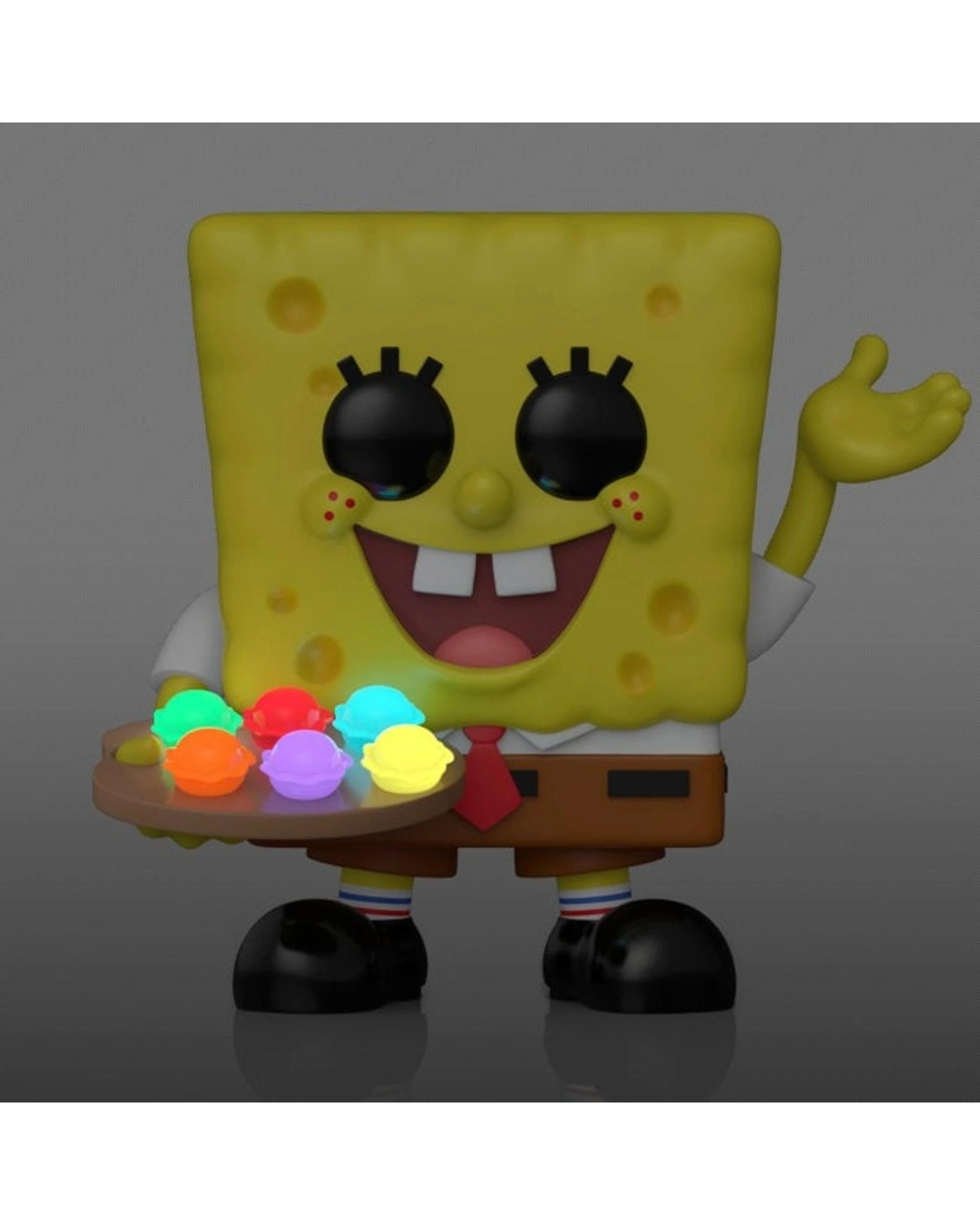 3 Spongebob Squarepants Spongebob with Pretty Patties Glow Funko POP! Vinyl, 3 of 4