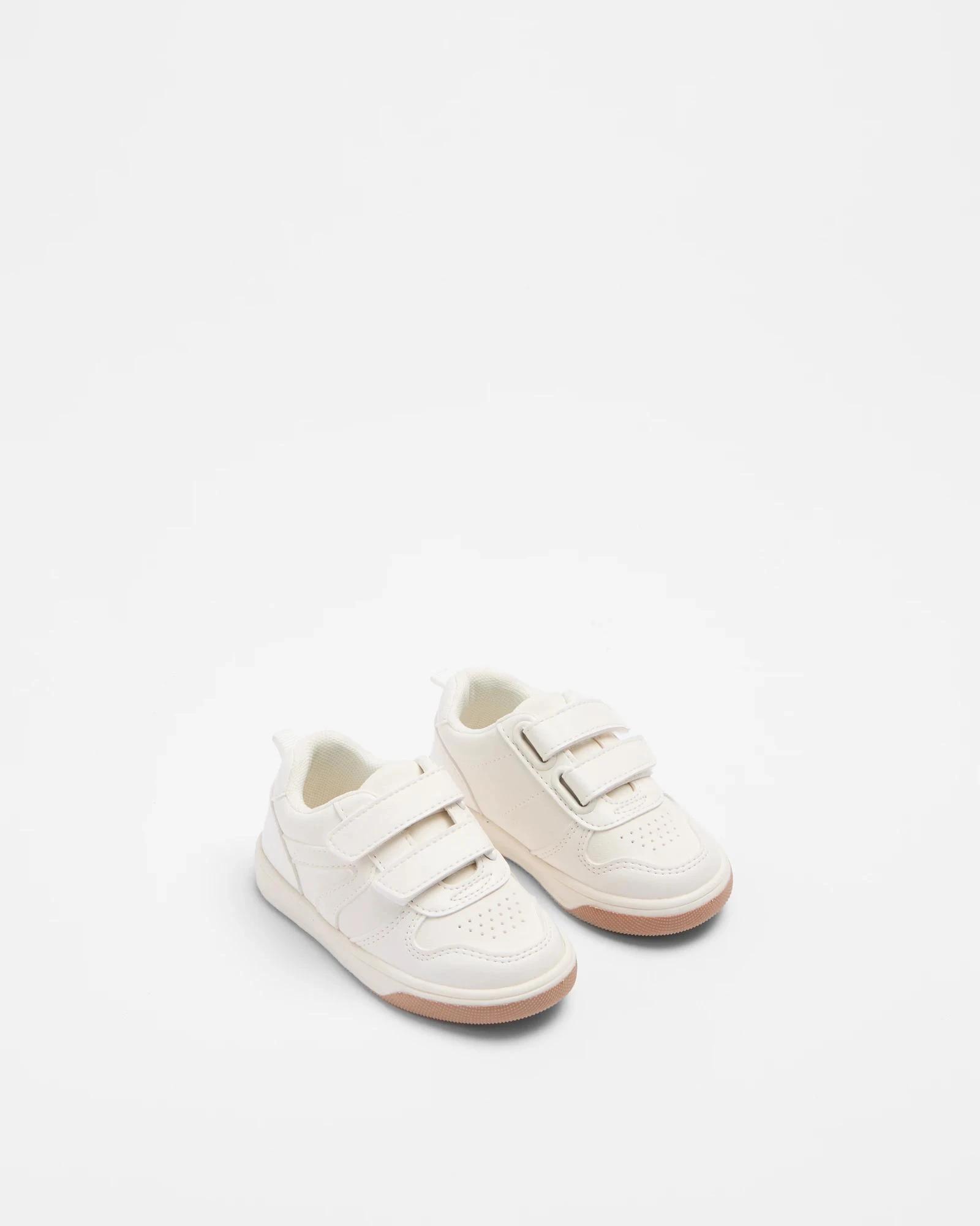 2 Target Baby Baby Boys First Walker Two Tab Sneaker - Jolly WHITE, 2 of 2