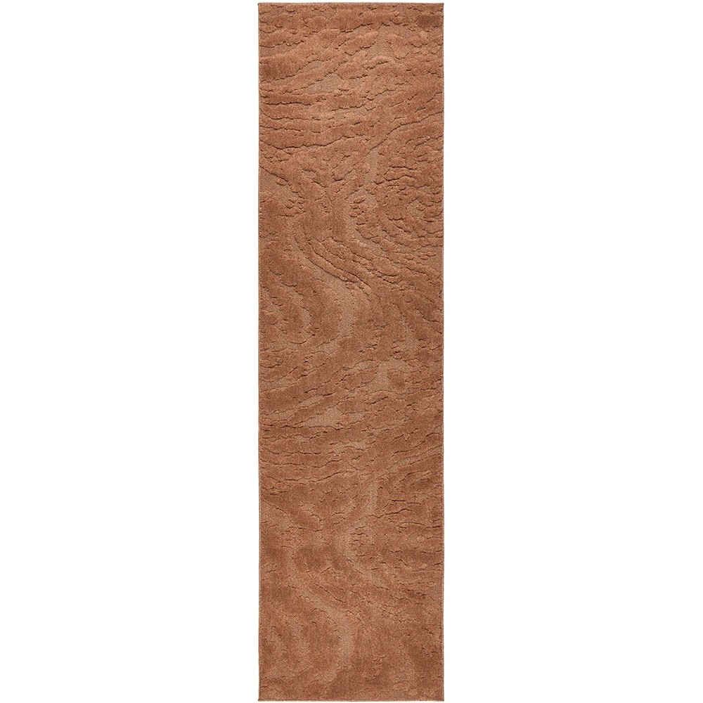 2 Common Ground Rugs Sanctuary Nyla 500x80cm - Extra Large Runner Power Loomed Rug - Brown, 2 of 7
