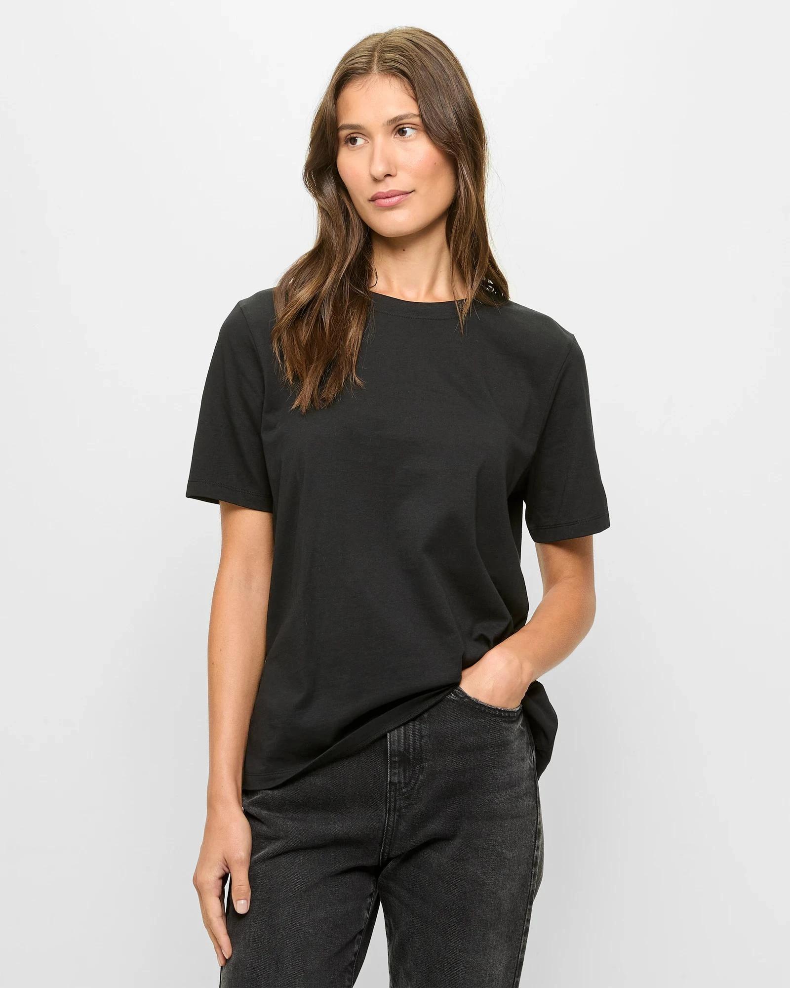 1 Target Australian Cotton Classic T-Shirt BLACK, 1 of 5