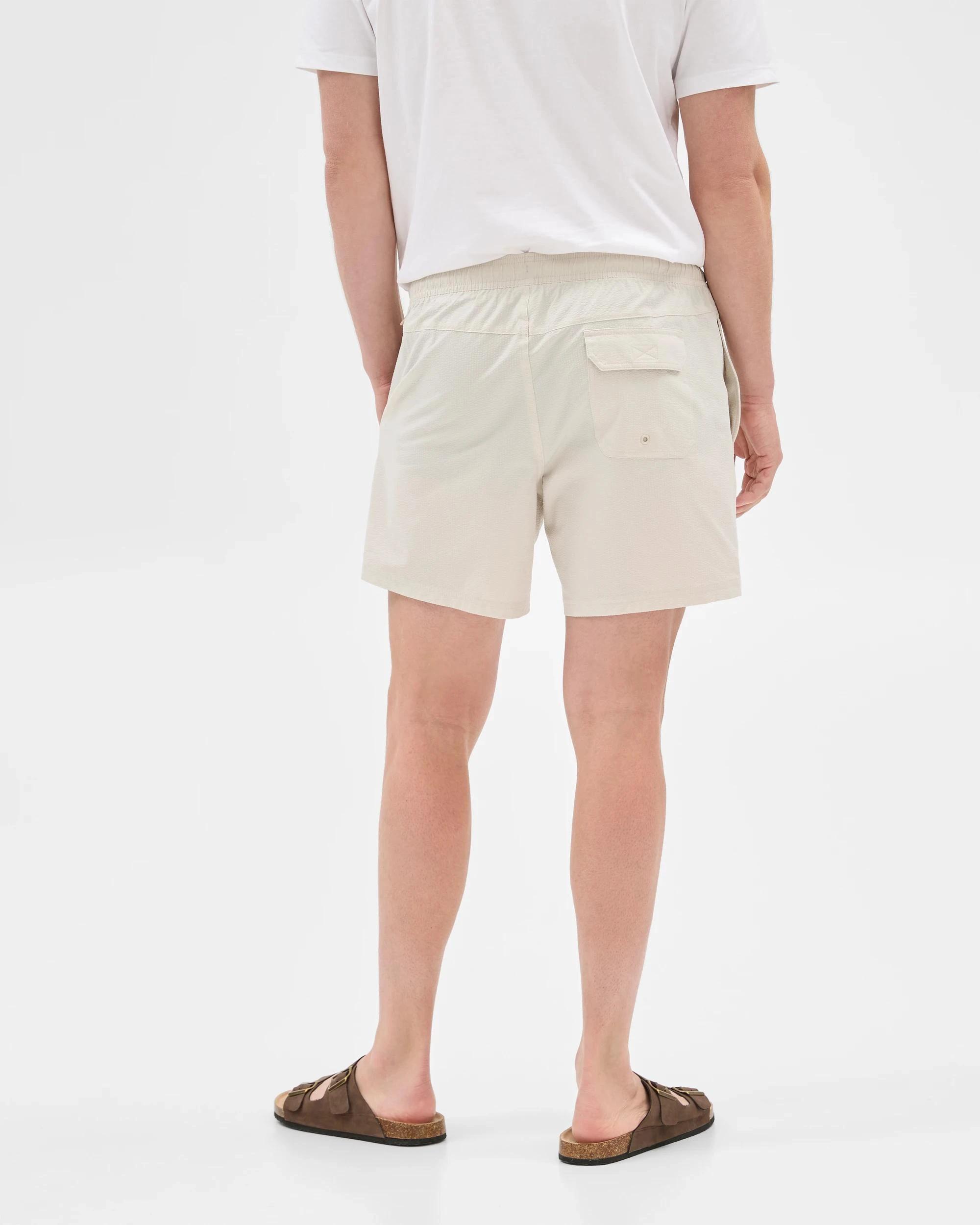 4 Target Seersucker Swim Boardshorts STONE, 4 of 6