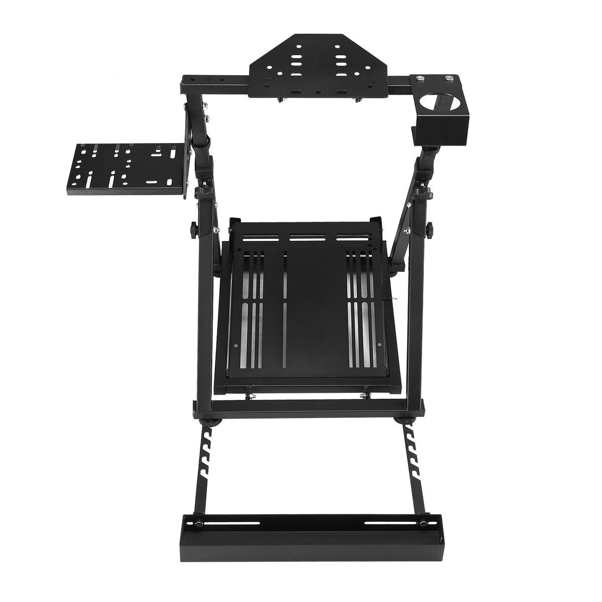 2 Ausway Racing Simulator Wheel Stand Flight Upgraded Foldable Logitech Thrustmaster, 2 of 2