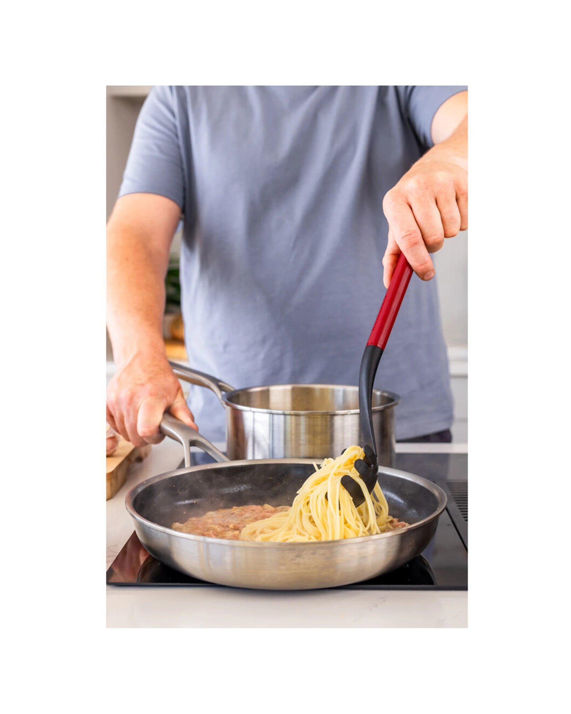 5 KitchenAid Classic Nylon Pasta Server 2PK Heat Resistant Ergonomic Handle - Multi, 5 of 6