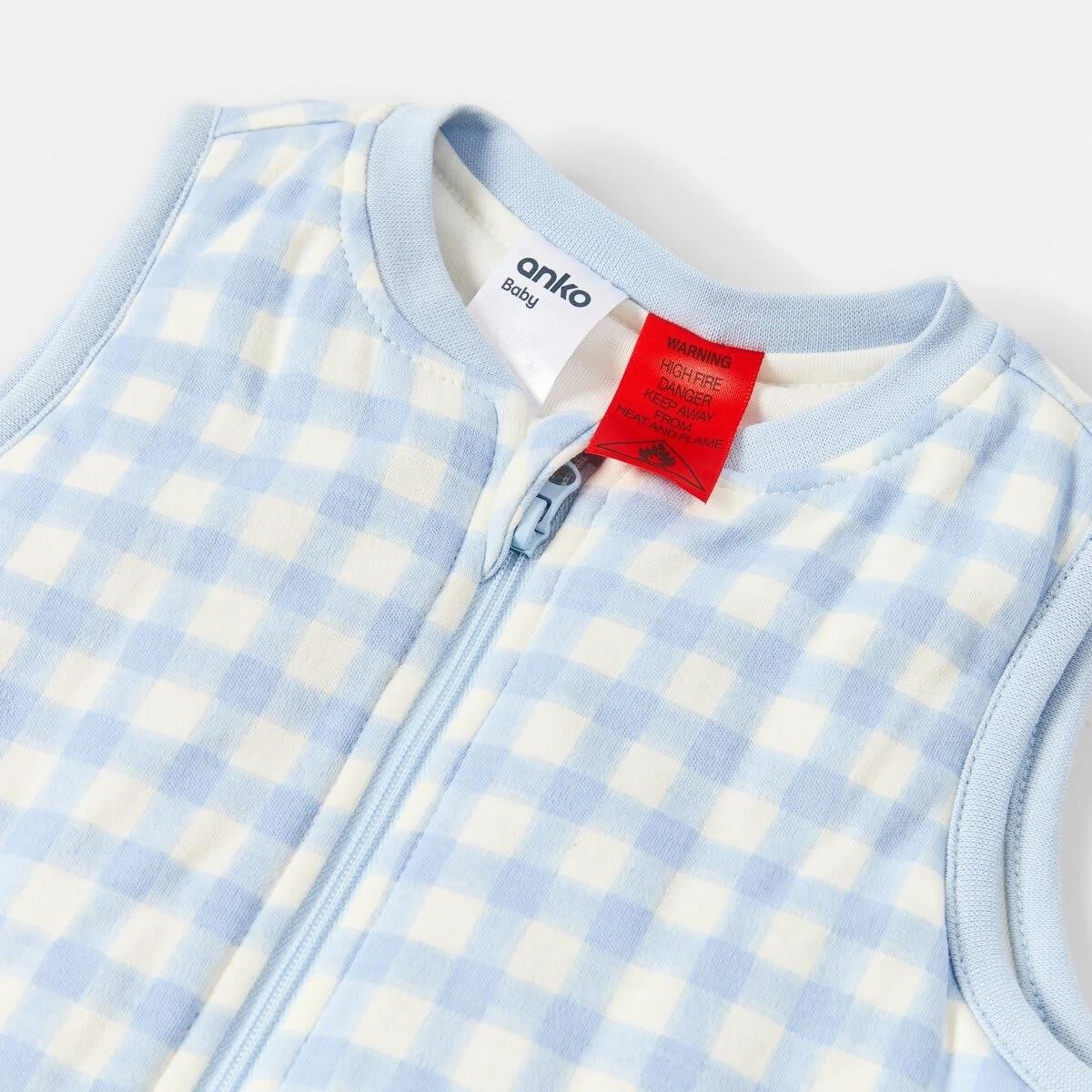 3 2.5 TOG Sleeping Bag Blu Check, 3 of 4