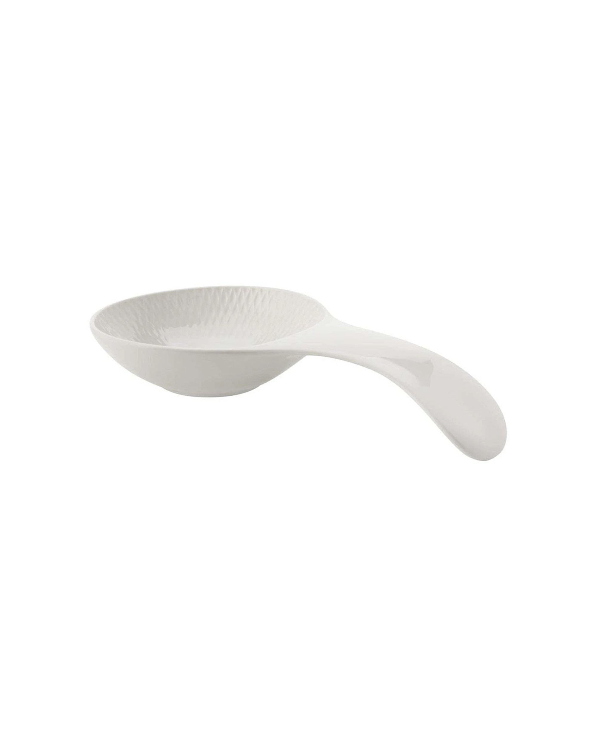 1 Maxwell & Williams Basics Porcelain Diamonds Spoon Rest Textured Finish - White, 1 of 3