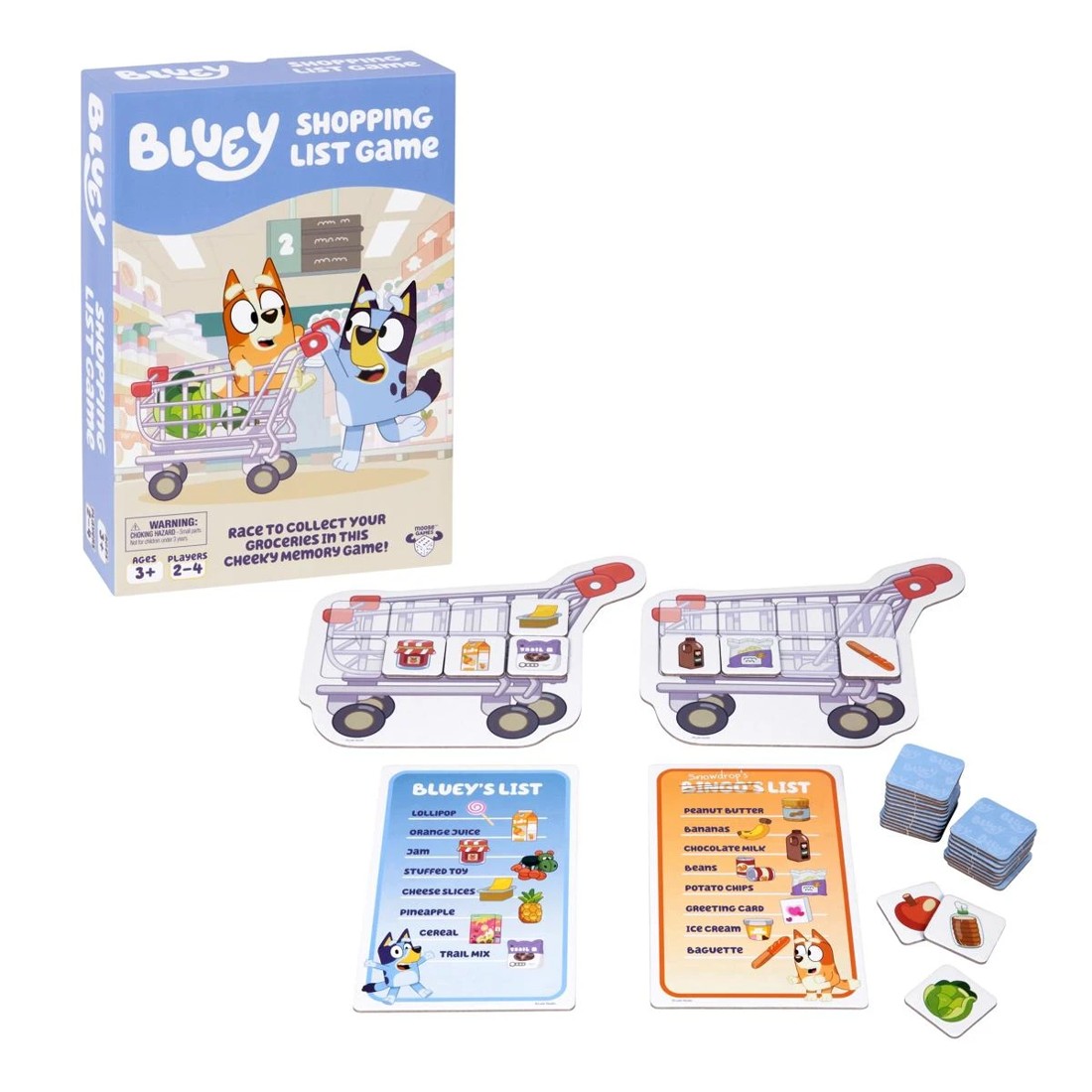 3 Orchard Toys Bluey Shopping List Fun Memory Game, 3 of 10