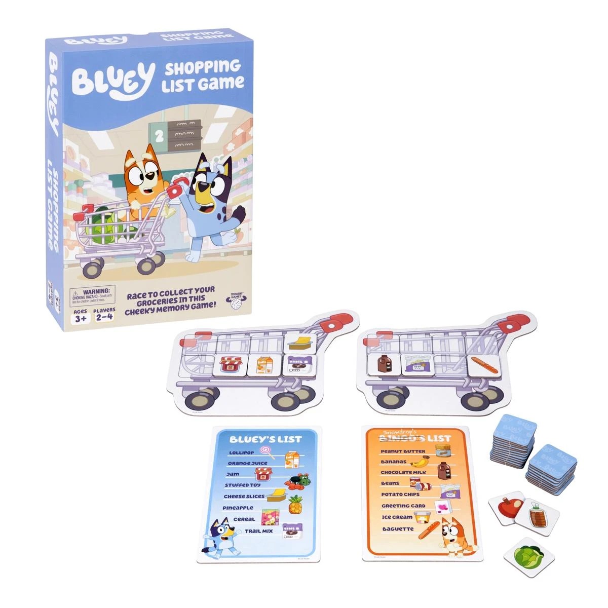 3 Orchard Toys Bluey Shopping List Fun Memory Game, 3 of 10