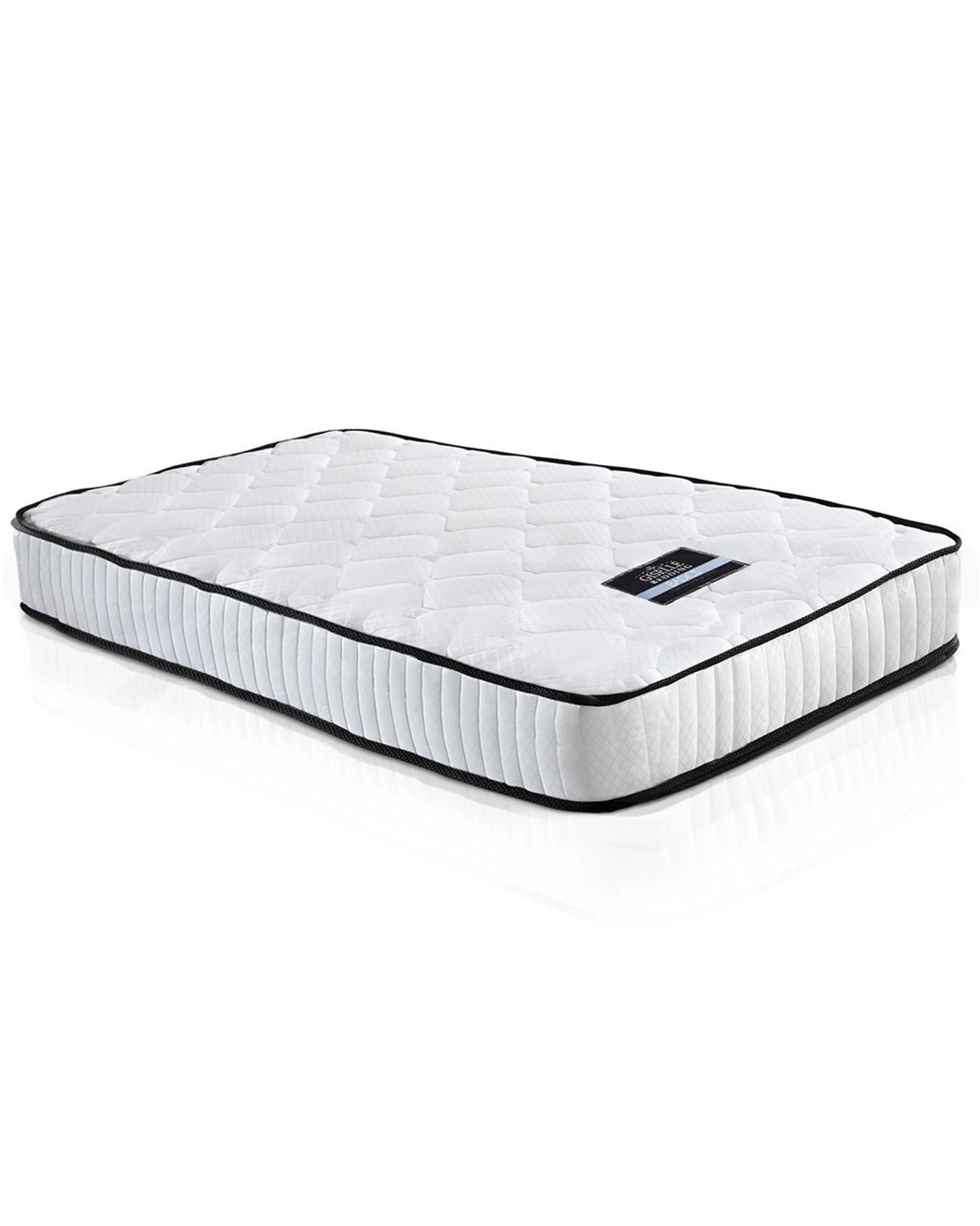 1 Giselle Bedding 21cm Mattress Tight Top Single - Single Bed - White, 1 of 10