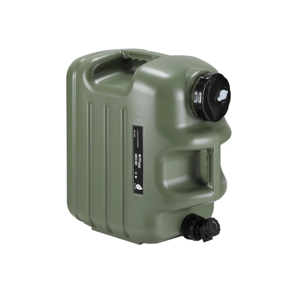 1 Weisshorn 25L Water Container Jerry Can Bucket Camping Outdoor Storage Tank - Green, 1 of 4