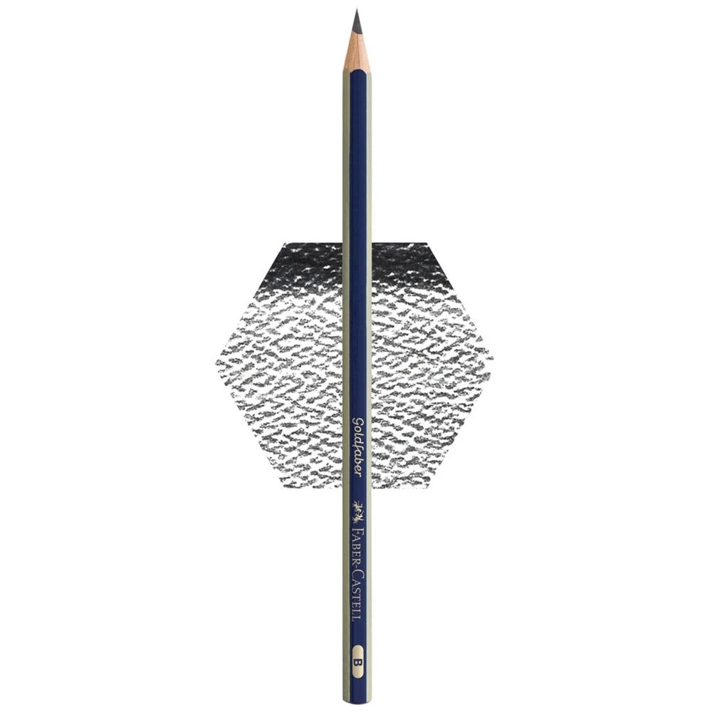 3 Faber-Castell Goldfaber Graphite Pencil B, 3 of 6