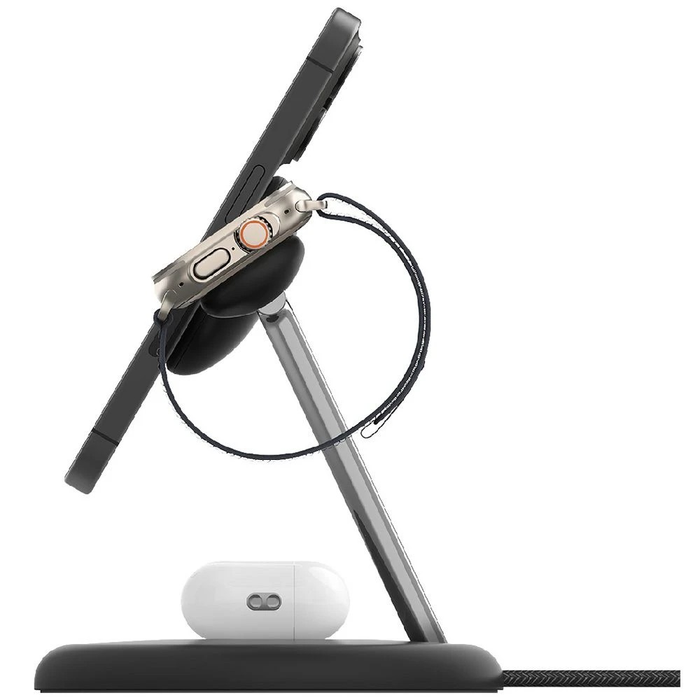 5 Belkin BoostCharge Pro 15W Qi2 3-in-1 Wireless Charger Black, 5 of 9