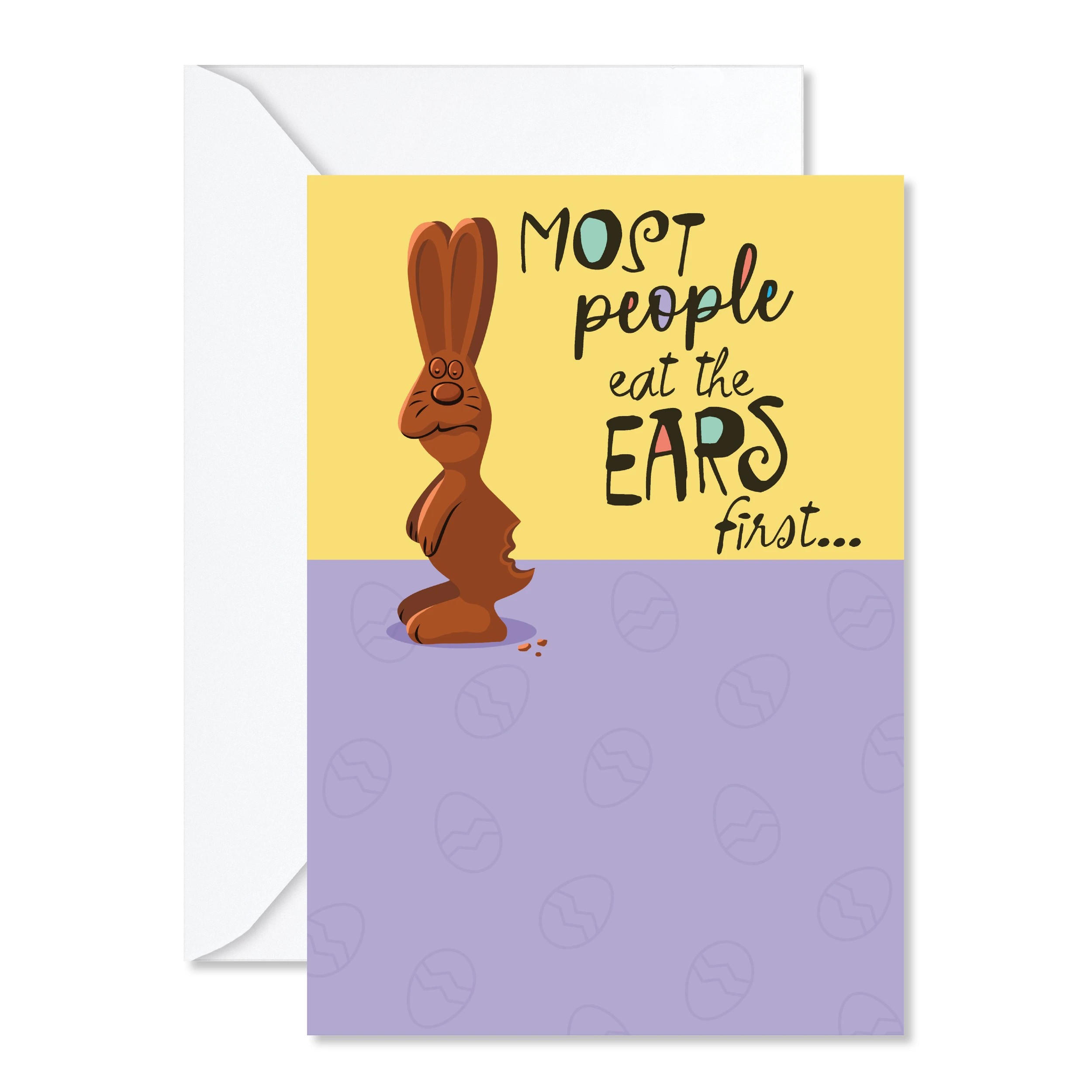 1 Hallmark Easter Card - Most People Eat the Ear First, 1 of 3