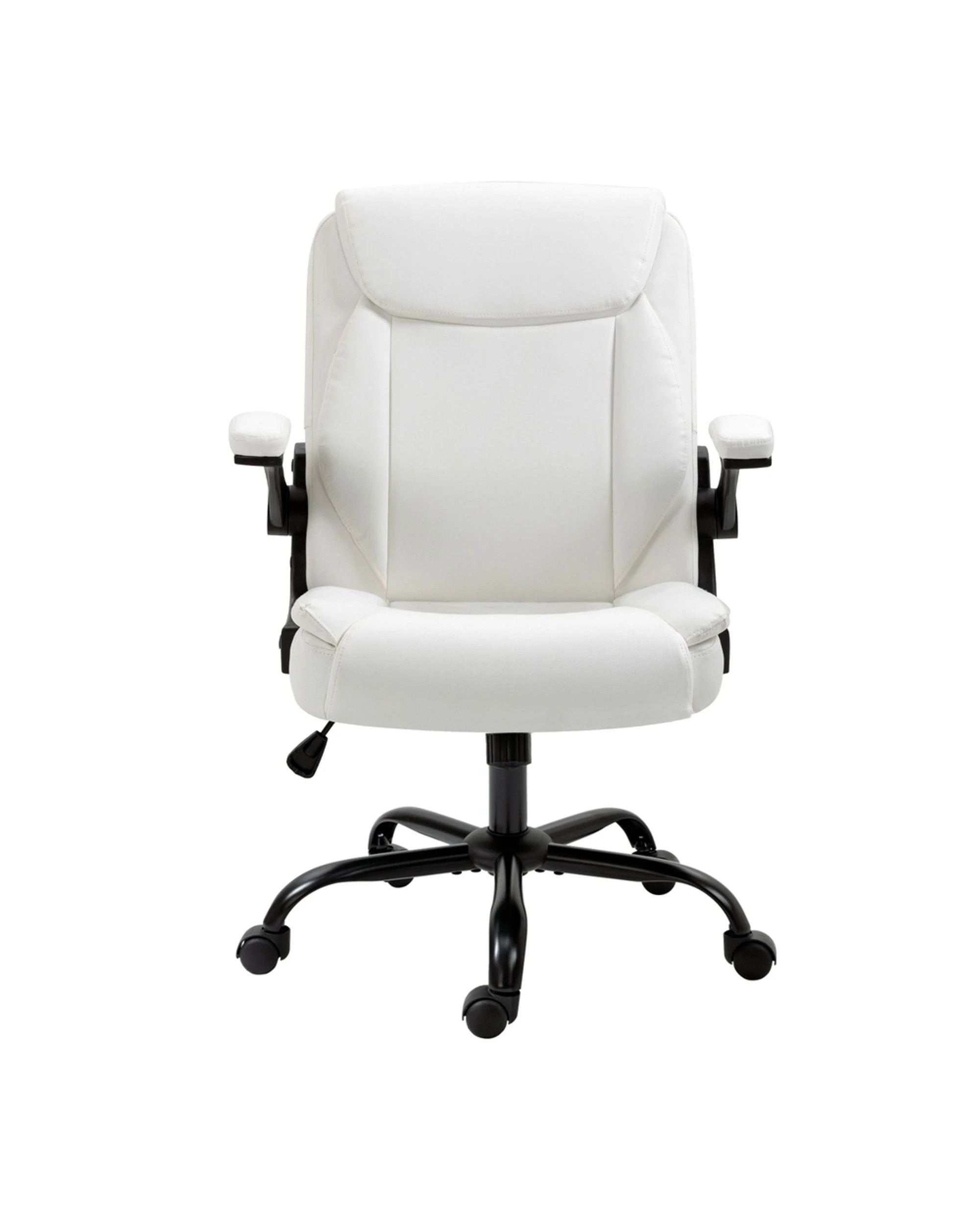 3 Artiss Executive Office Chair Mid Back
 - White, 3 of 3