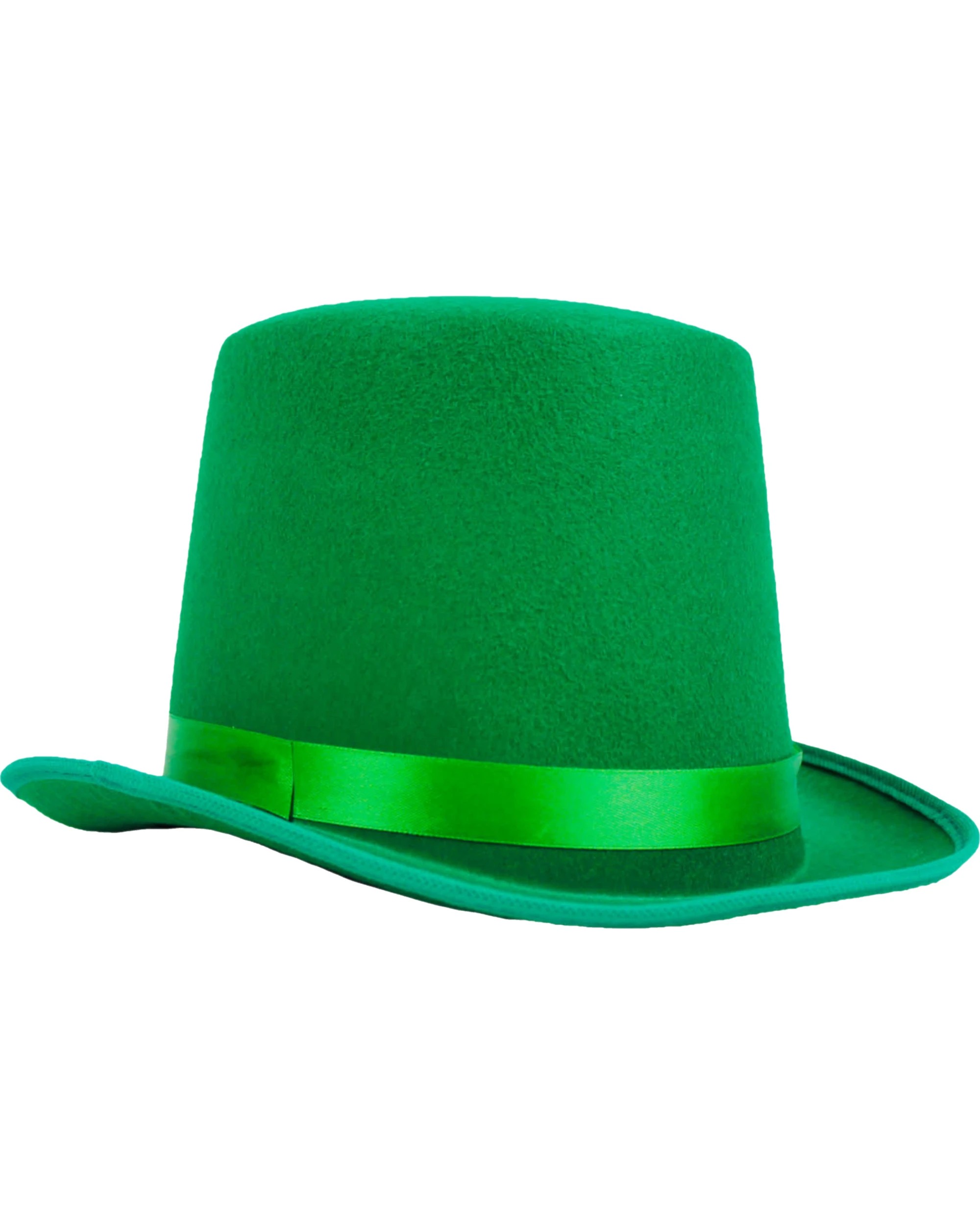 1 Partyrama Adult Top Hat - ONE SIZE - Green, 1 of 1