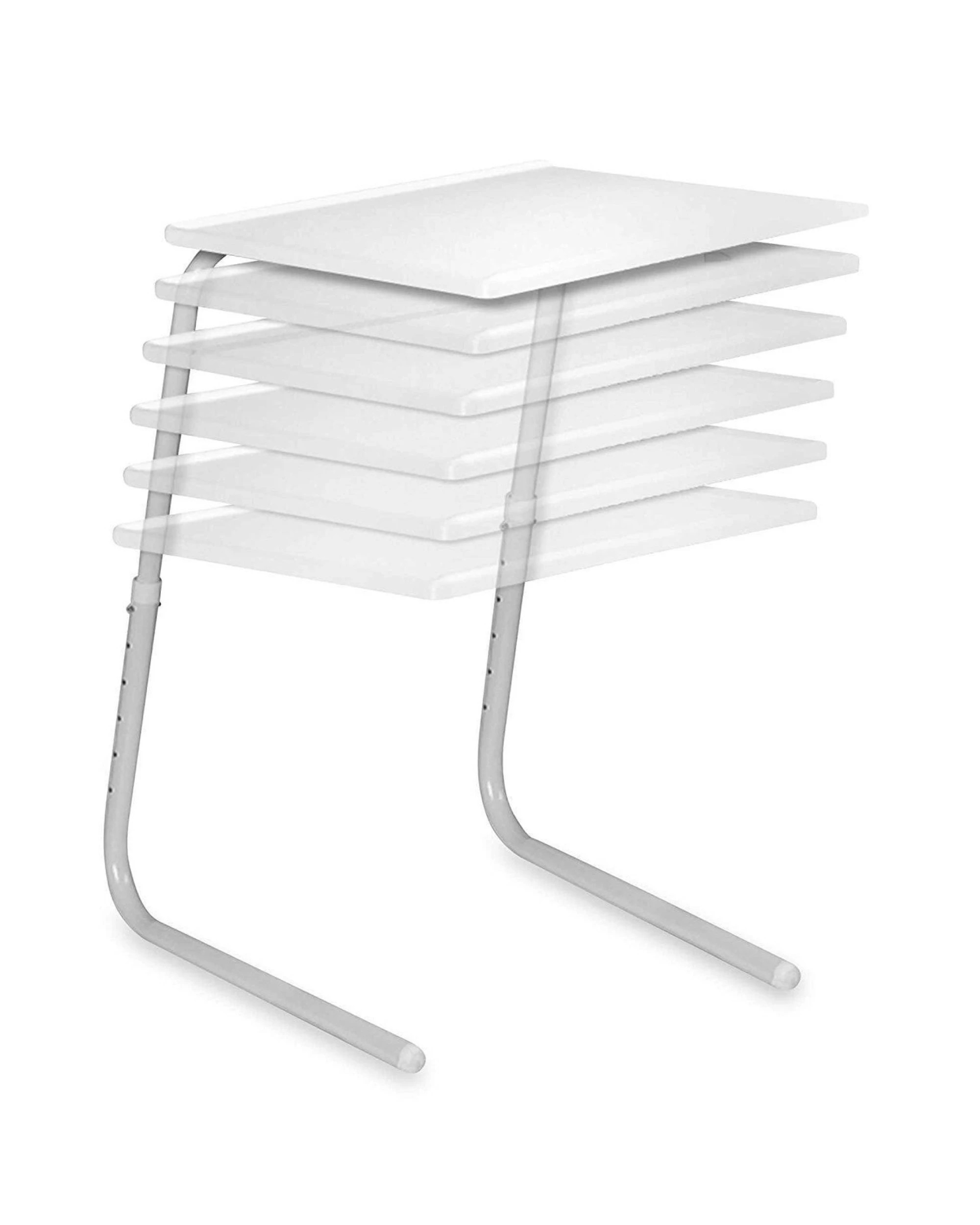 7 BR Home Portable Metal Adjustable Laptop Tray Table with Folding Design, 7 of 10