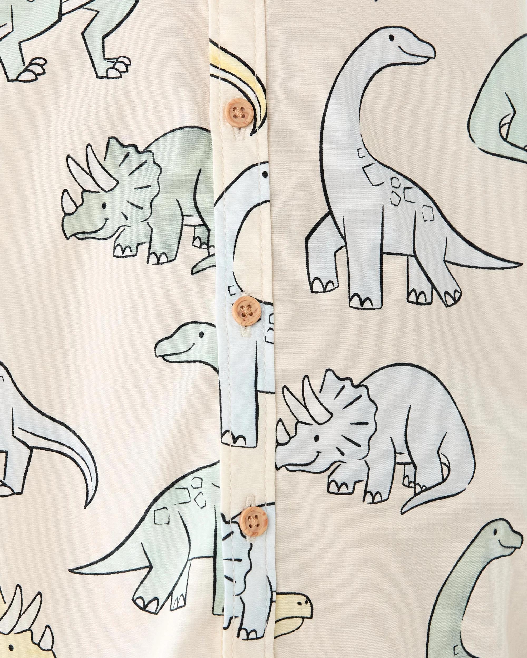 4 Short Sleeve Print Shirt Bge Dino, 4 of 7