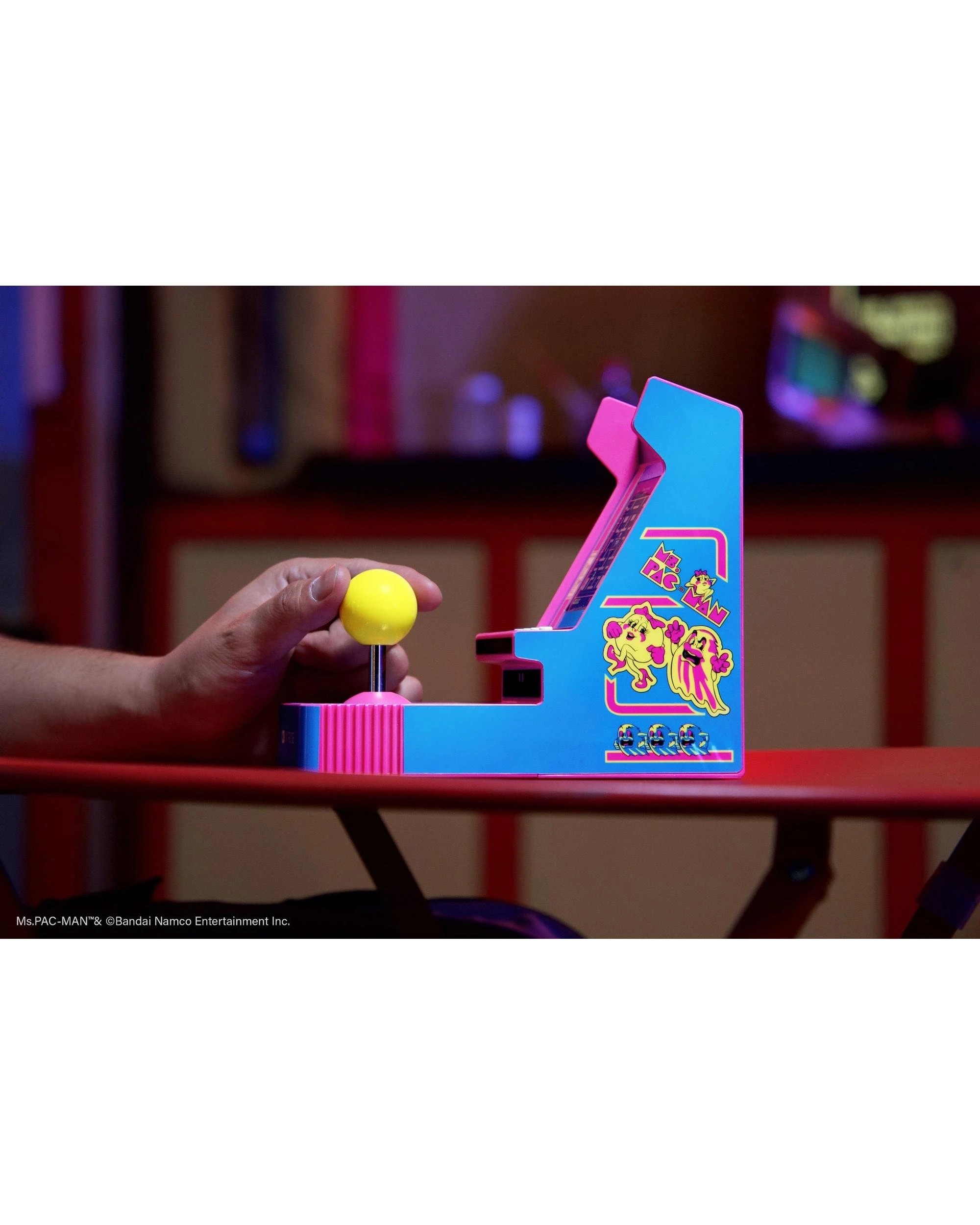 5 My Arcade Ms. Pac-Man Portable Retro Arcade Joystick Player, 5 of 8