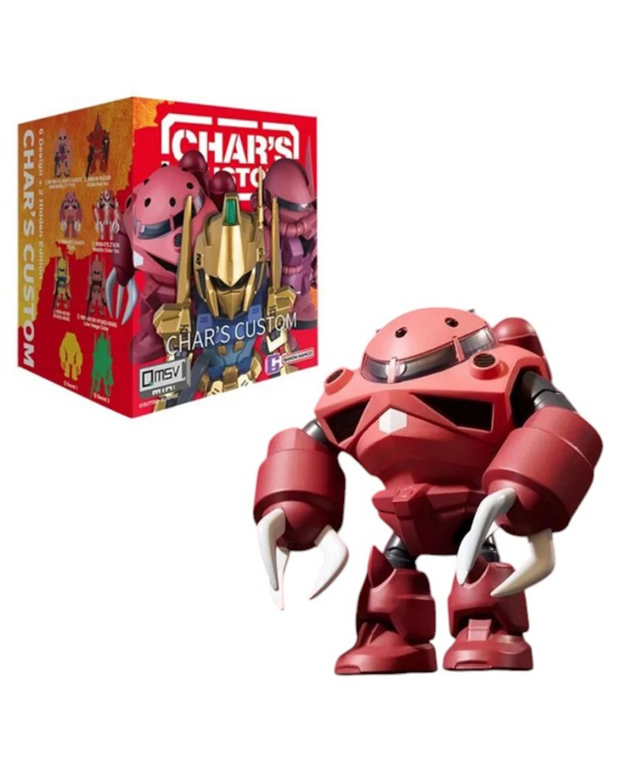 1 Bandai Shokugan QMSY Mini Char's Custom Figure Blind Box, 1 of 7