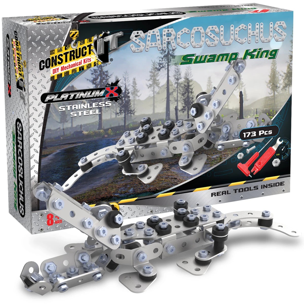 4 Construct-It Sarcosuchus - Swamp King, 4 of 5