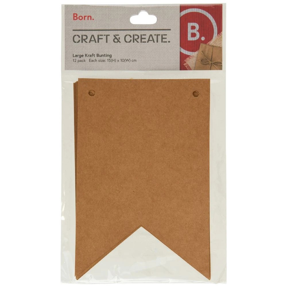 1 Born Kraft Bunting Large 12 Pack, 1 of 2