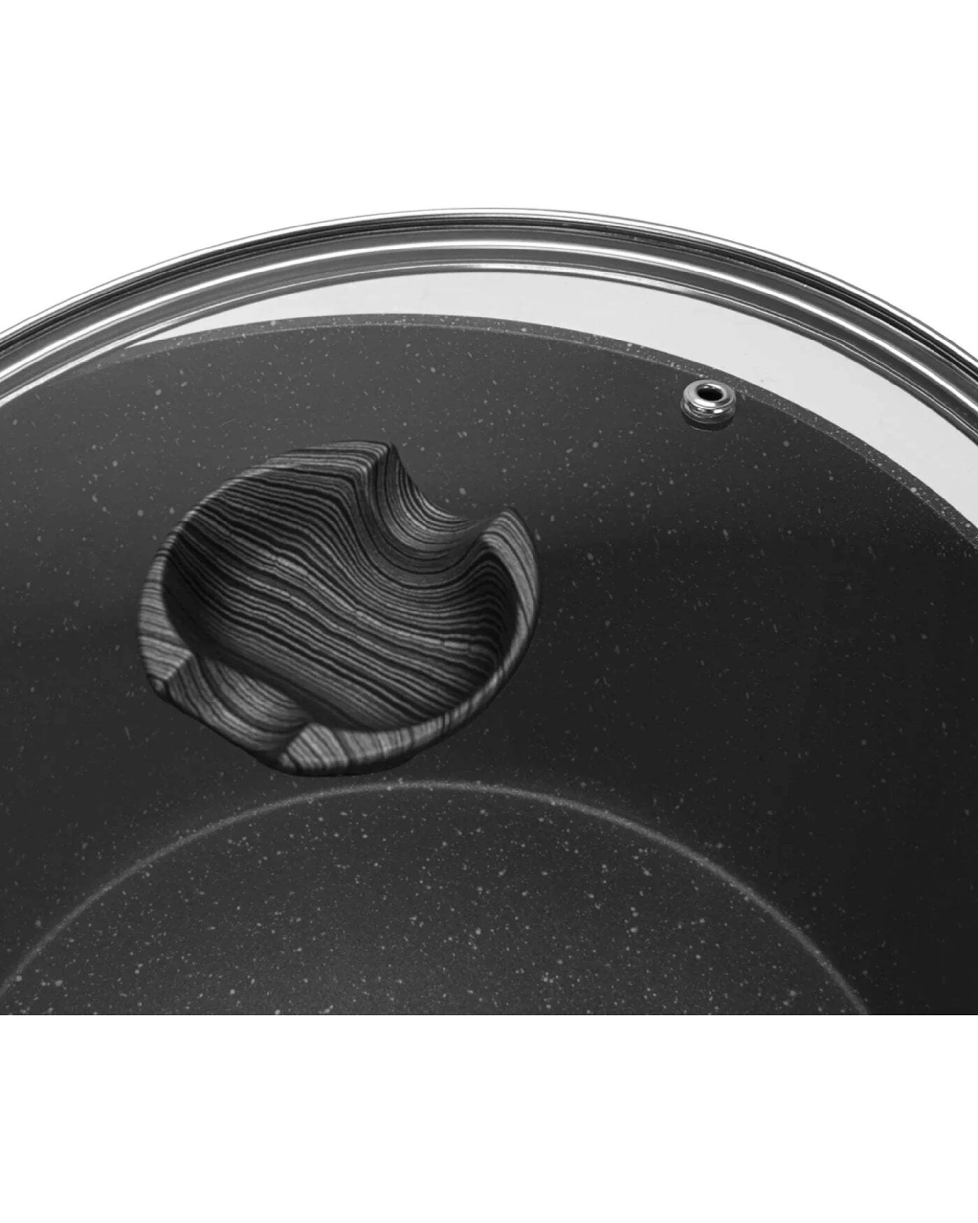 3 Fissman Stockpot Angela Series Aluminium Non-Stick 4.2L - Black, 3 of 3