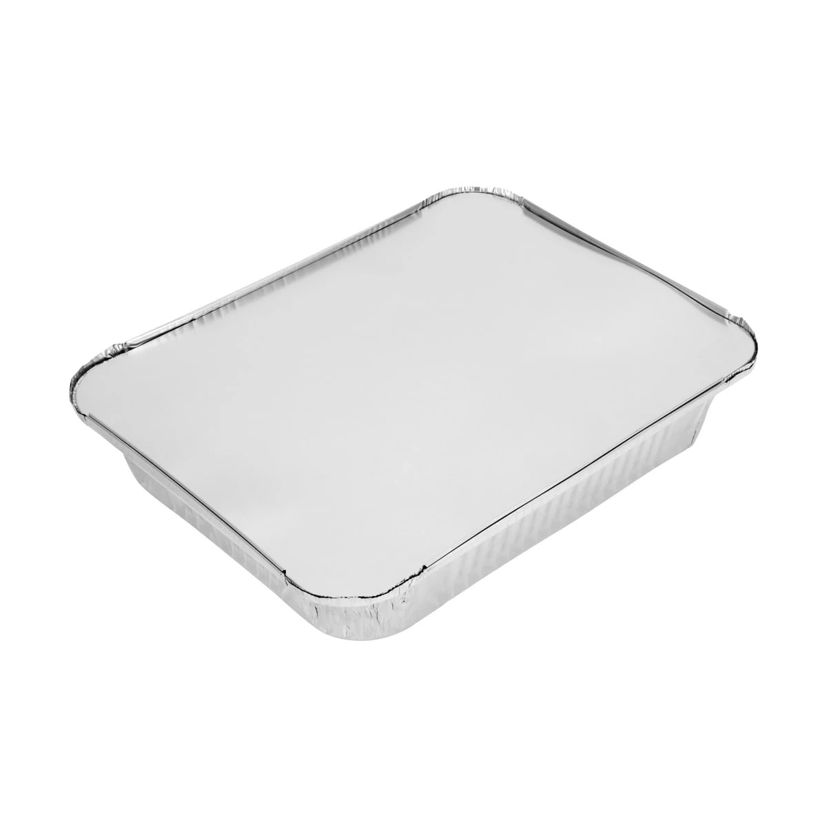 1 2 Pack Aluminium Roasting Trays with Lids, 1 of 9