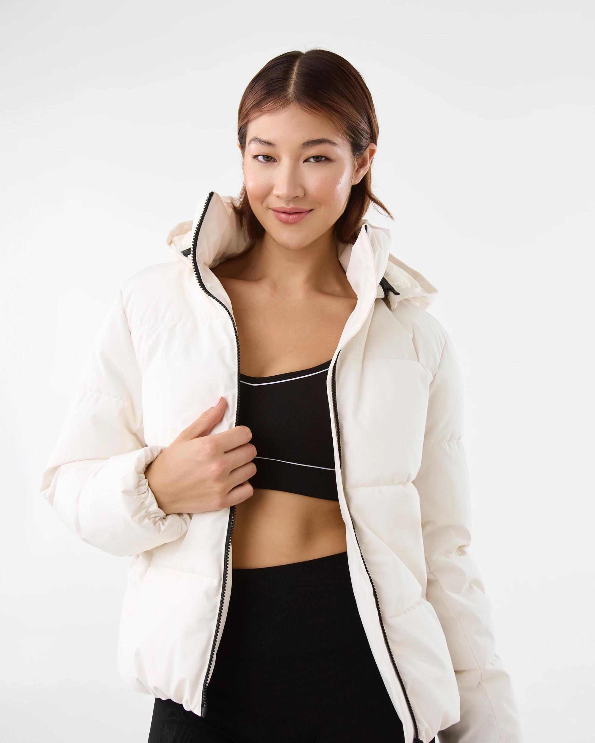 5 Active Womens Core Puffer Jacket Wht Egret, 5 of 8