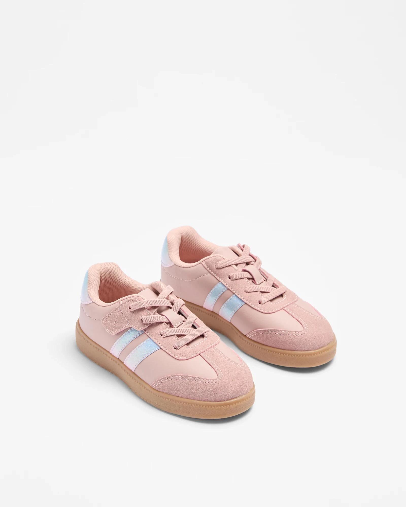 2 Target Kids Girls Junior Retro Self-Fastening Sneaker - Canterbury PINK, 2 of 2