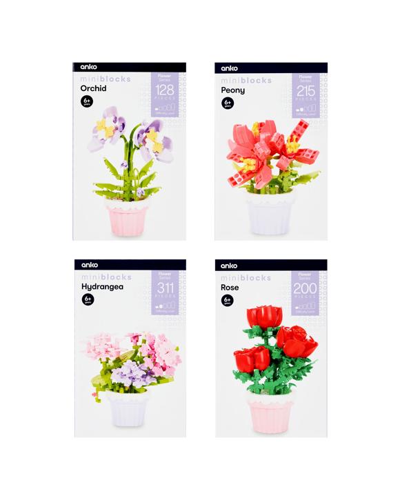 Mini Blocks Flower Series - Assorted