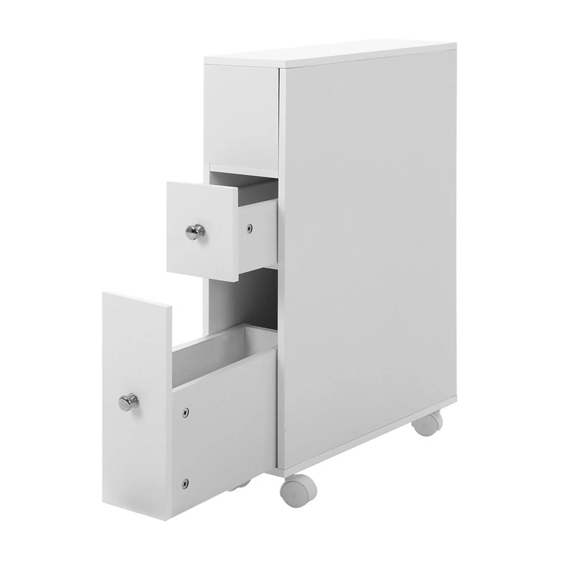 5 Artiss Bathroom Cabinet Storage Toilet Organiser - White, 5 of 8