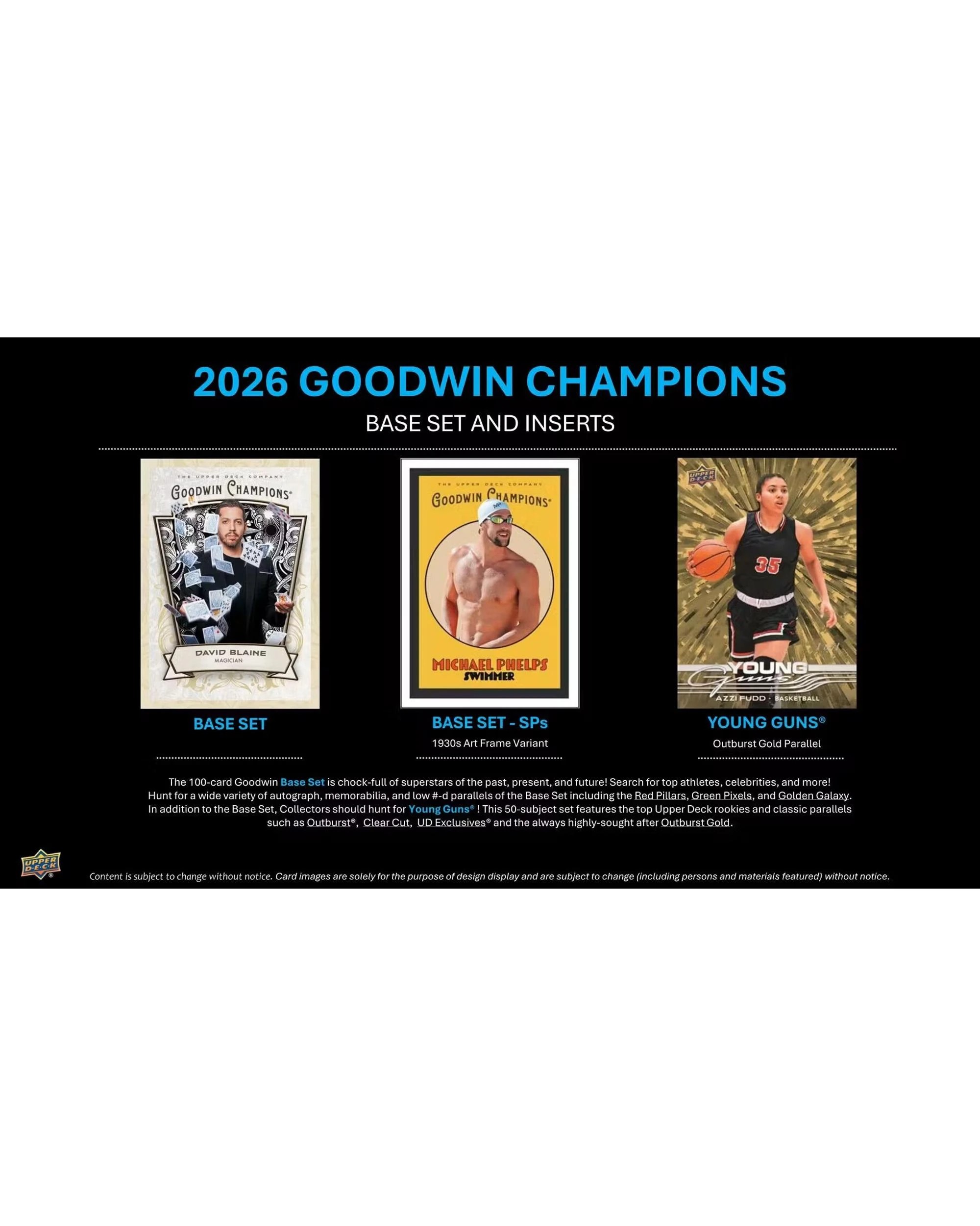 4 Upper Deck 2026 Goodwin Champions Hobby Box, 4 of 9