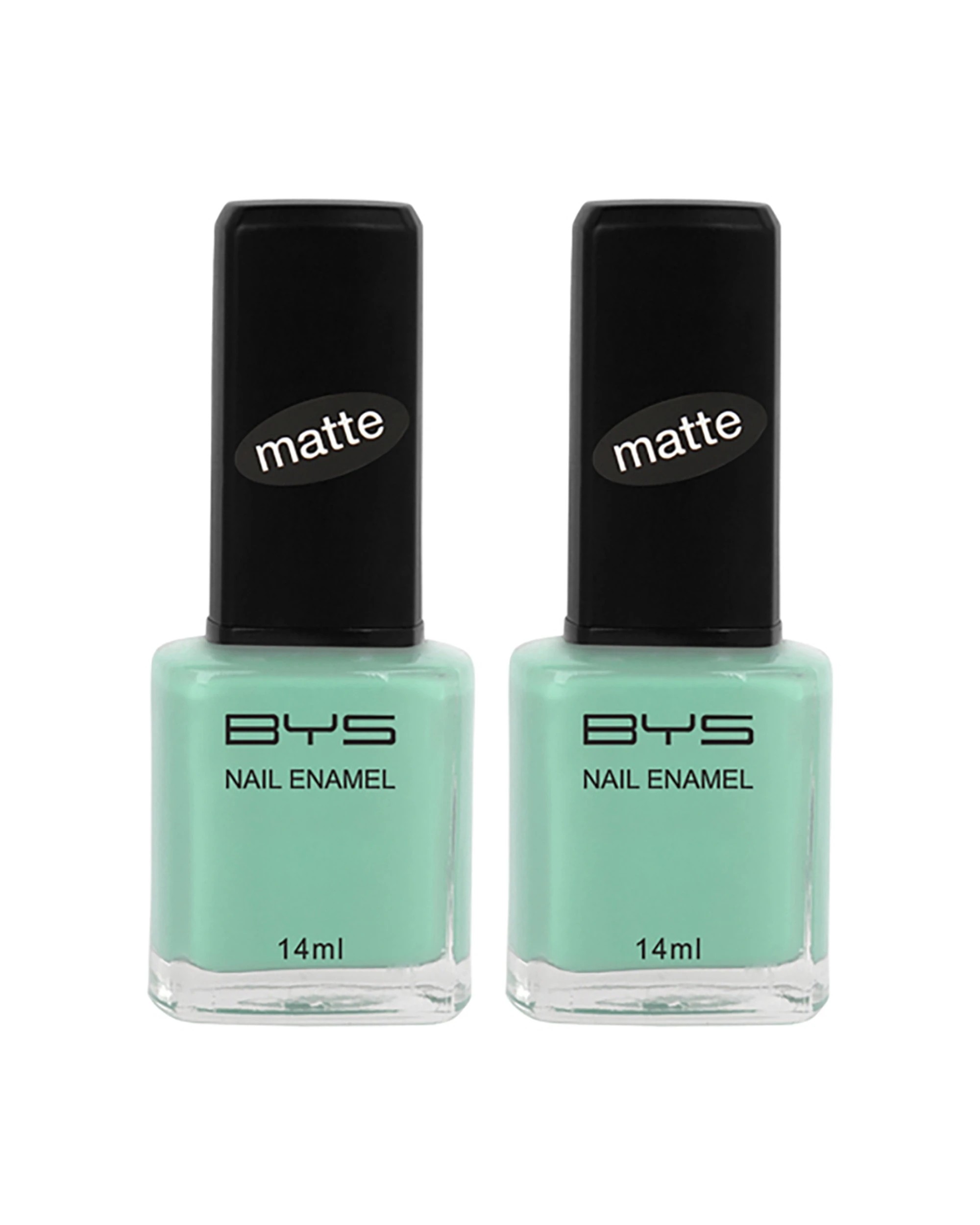 1 BYS 2PK BYS Matte Candy Nail Polish Long Wearing Chip Resistant 14ml - Blue, 1 of 2