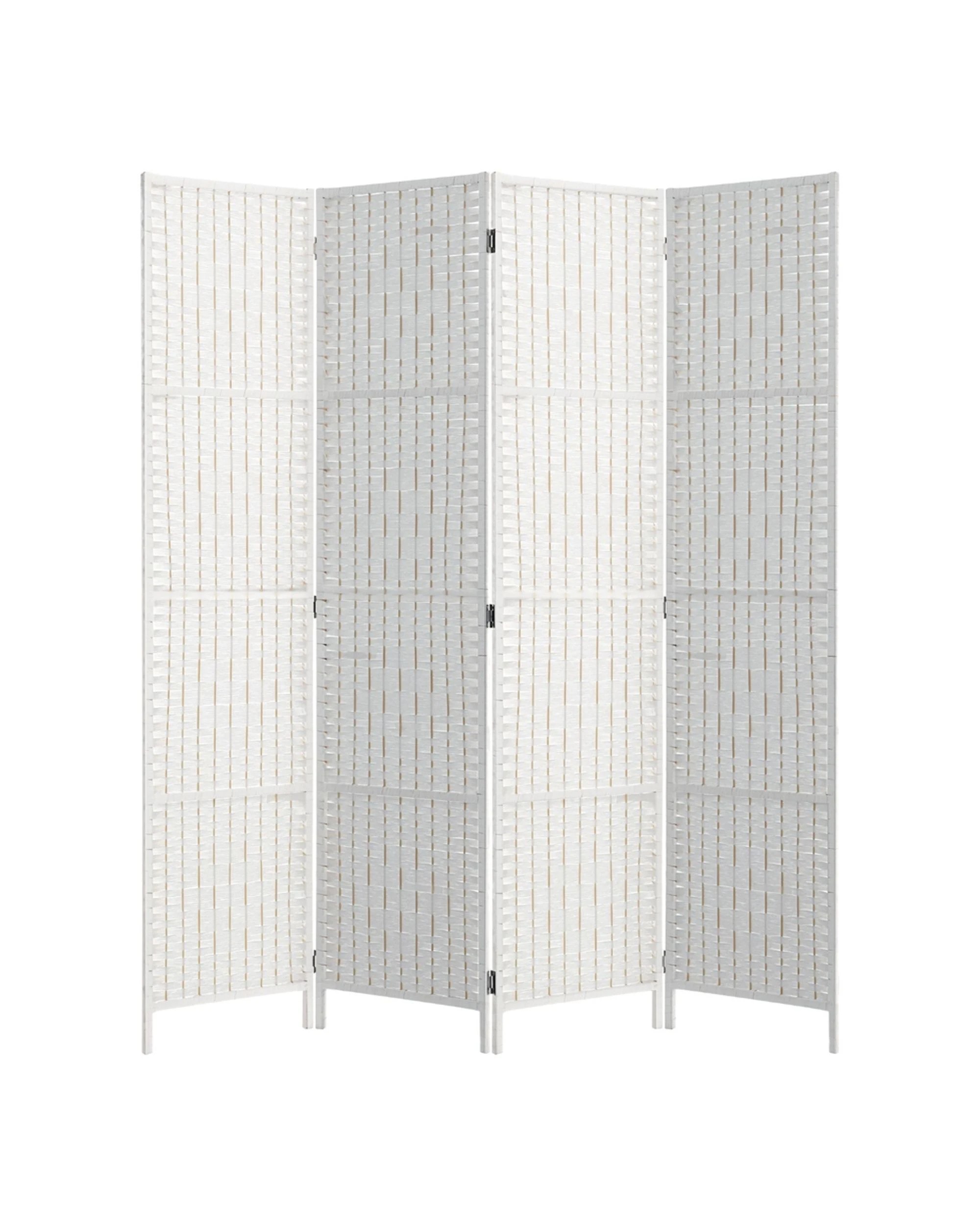 1 Artiss 4 Panel Room Divider Screen 163x170cm
 - White, 1 of 3