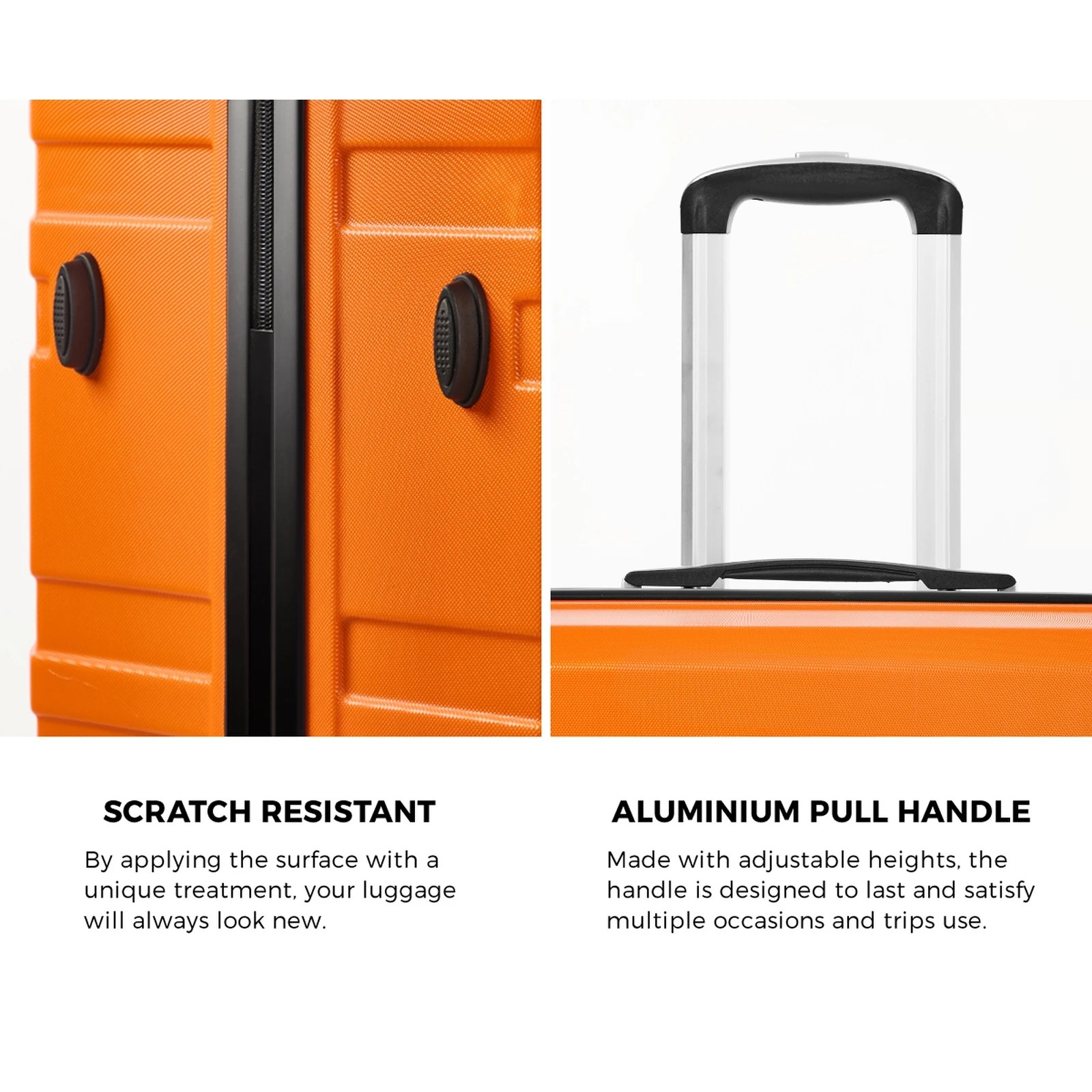 5 Mazam 28" Luggage Suitcase Travel TSA Lock Storage Hard Shell Case - Orange, 5 of 10