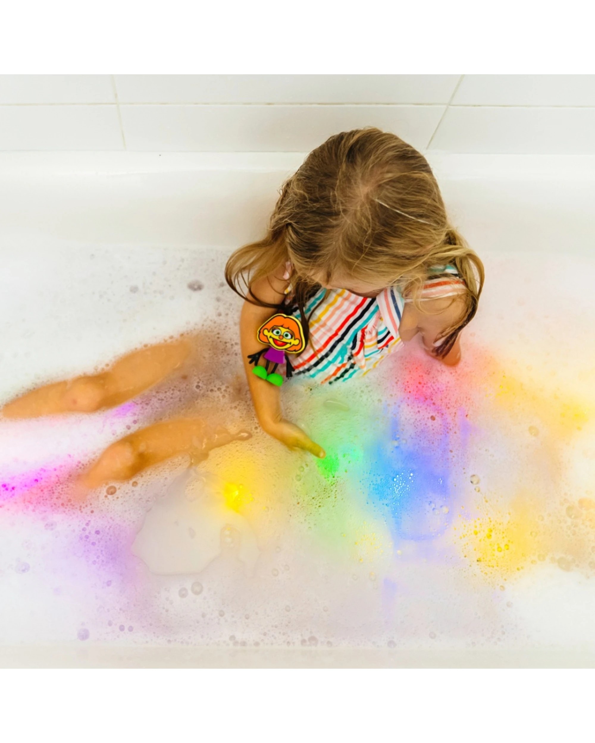 4 Glo Pals 4pc Water Activated Light Up Sensory Baby Kids Bath Toy Party Pal - Multi, 4 of 6