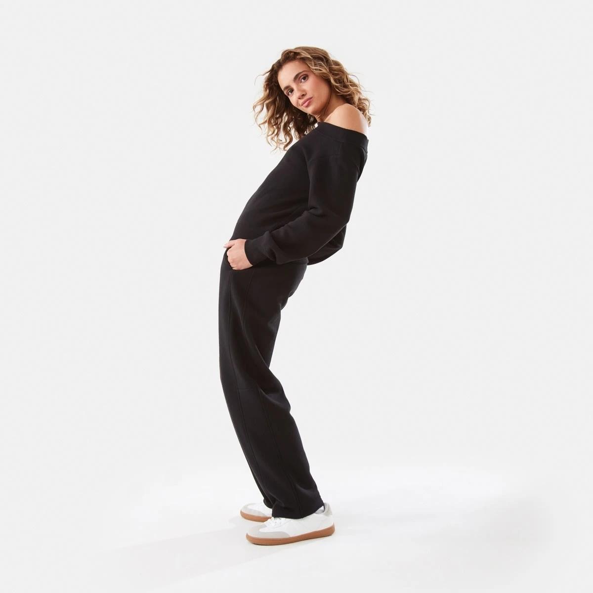 3 Barrel Leg Trackpants Black, 3 of 10