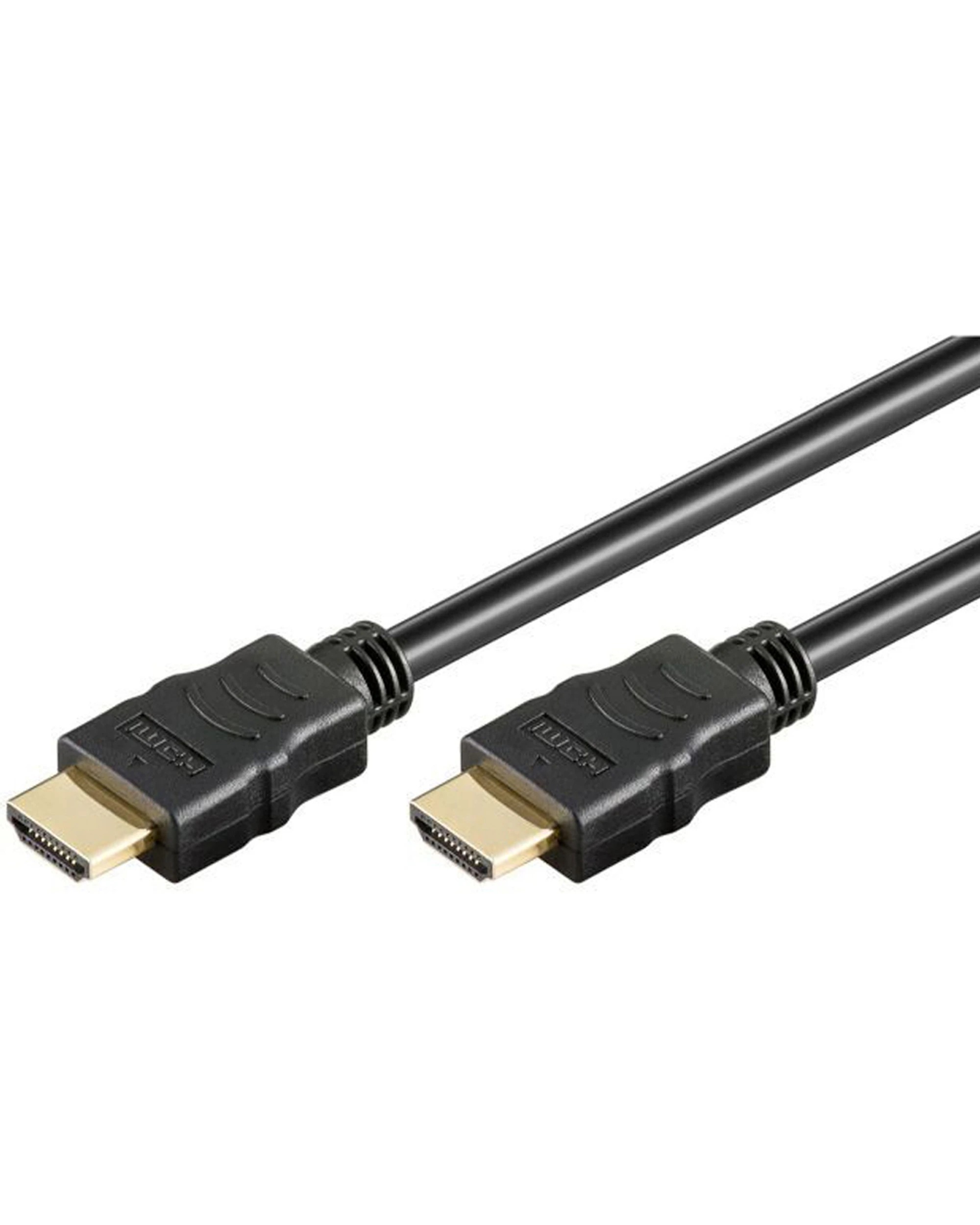 1 Goobay 50cm Male HDMI Cable Connector With Ethernet Vacuum Insulated - Black, 1 of 2