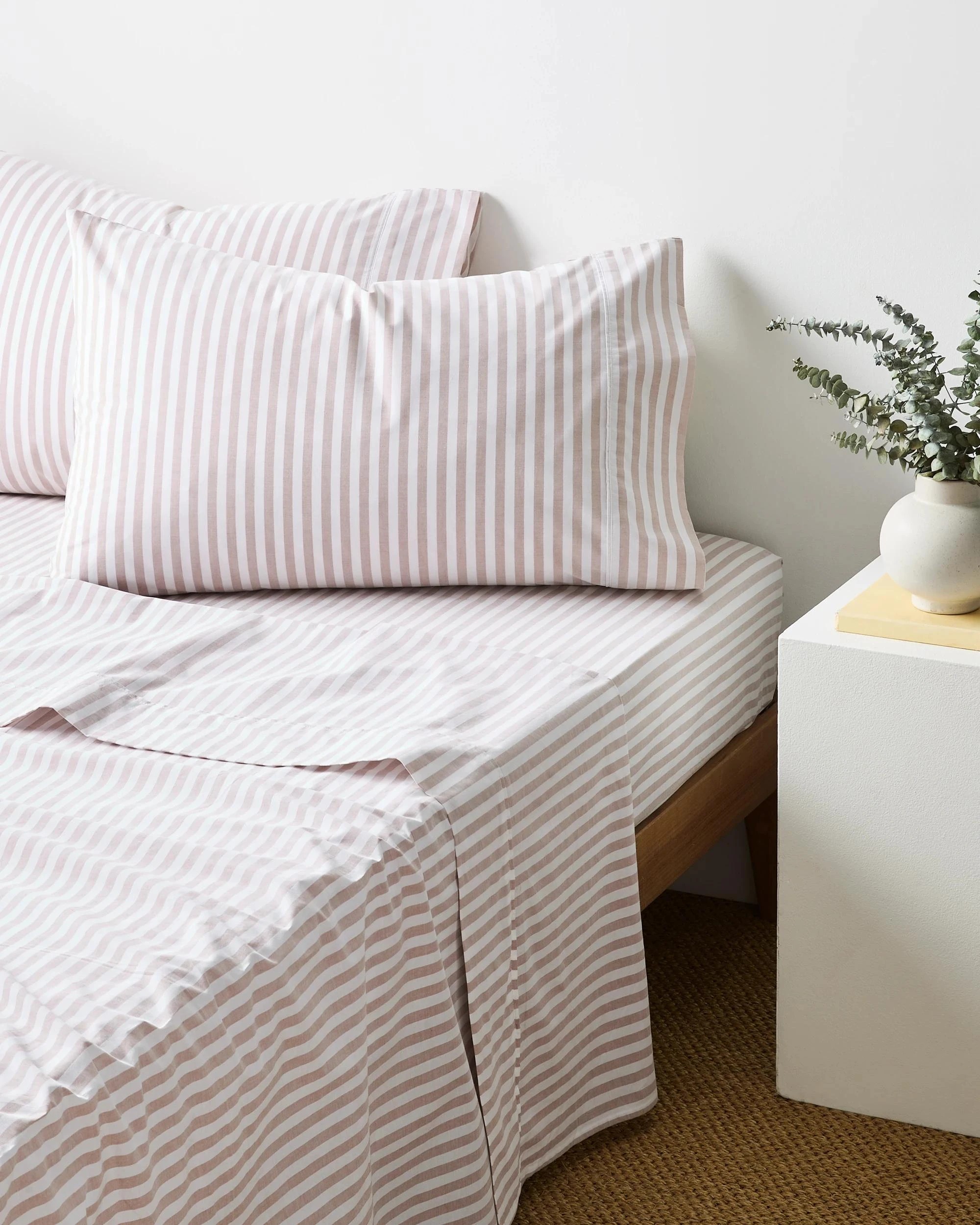 1 Target Australian Cotton Mix & Match Flat Sheet - King Bed - Natural, 1 of 2