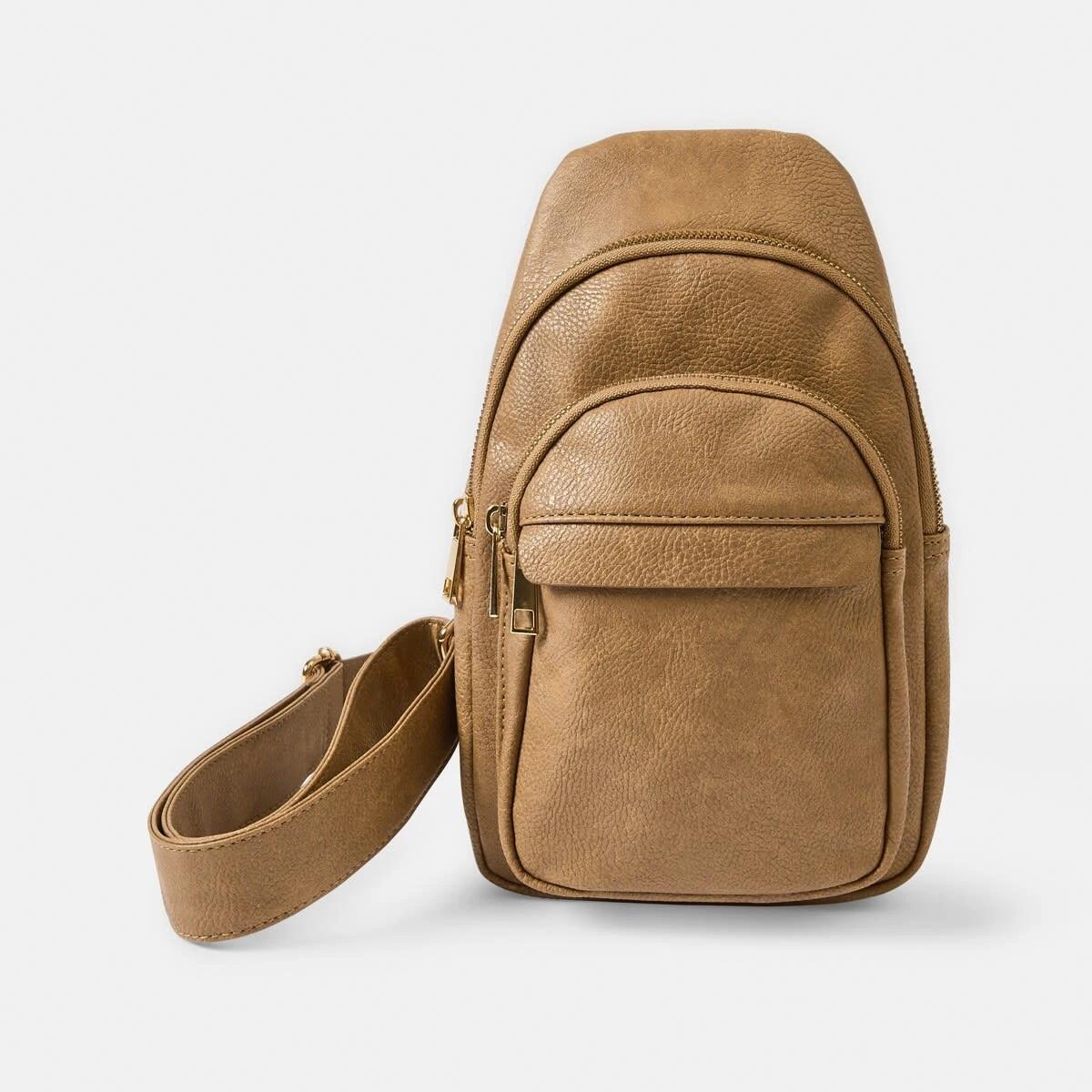 1 Sling Bag WASHED TAN, 1 of 6