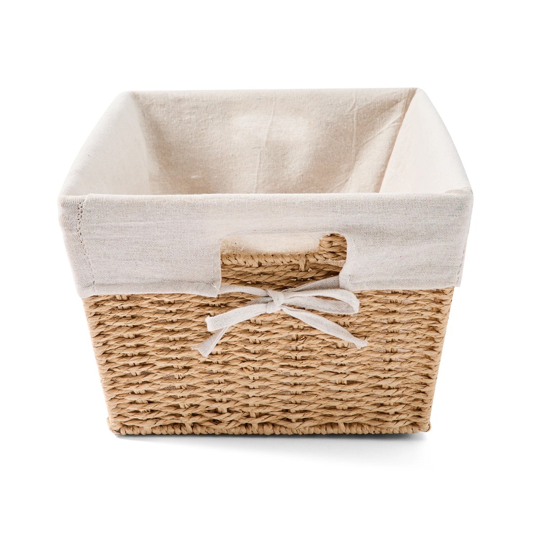 4 Paper Rope Basket with Liner - Beige, 4 of 8