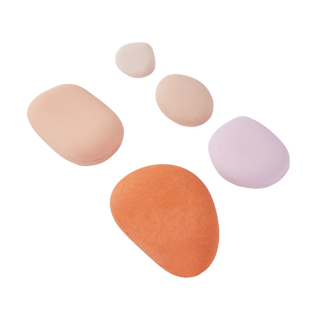 2 5 Pack Stacking Stone Eraser Set, 2 of 6