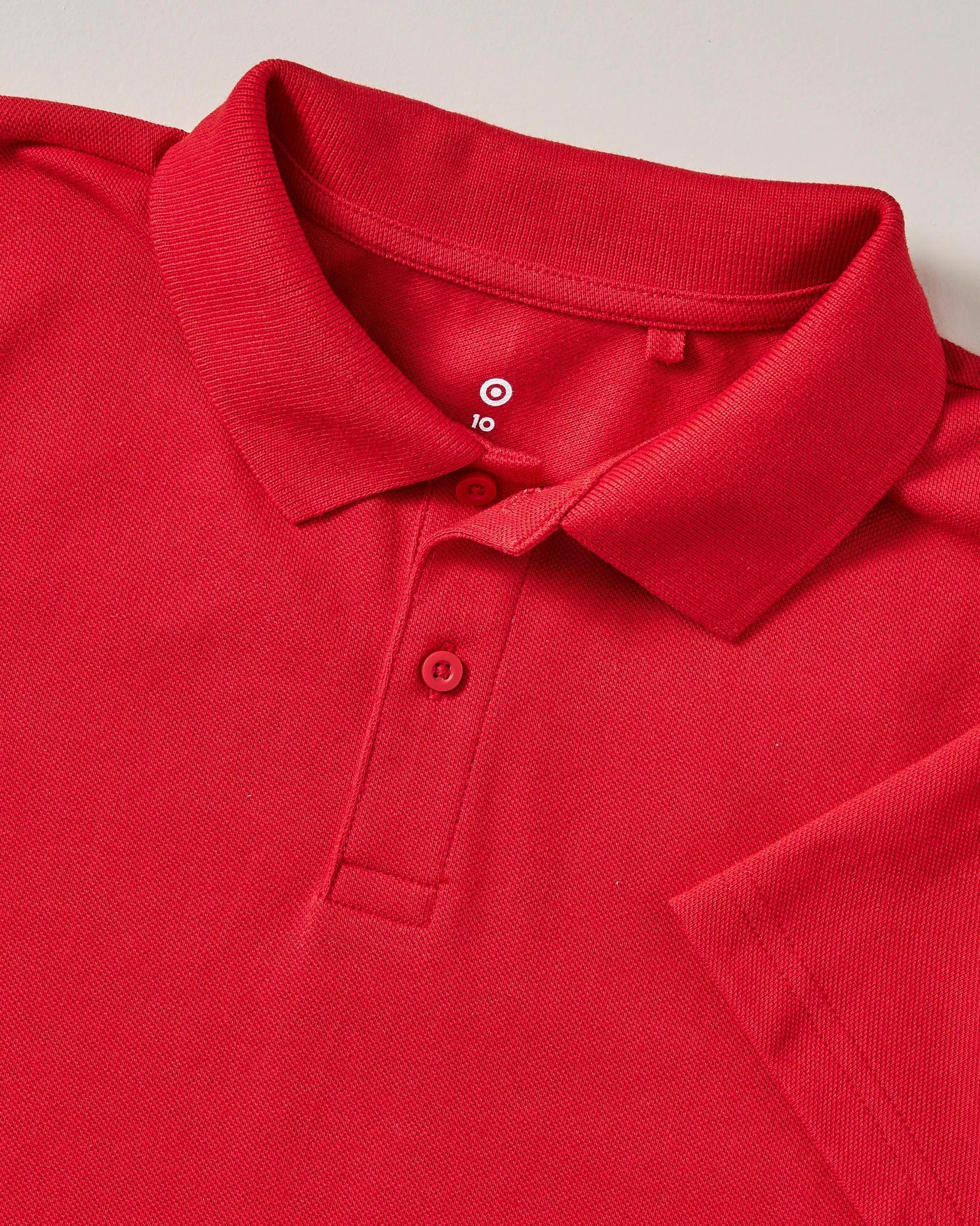 4 Target Short Sleeve School Polos RED, 4 of 10