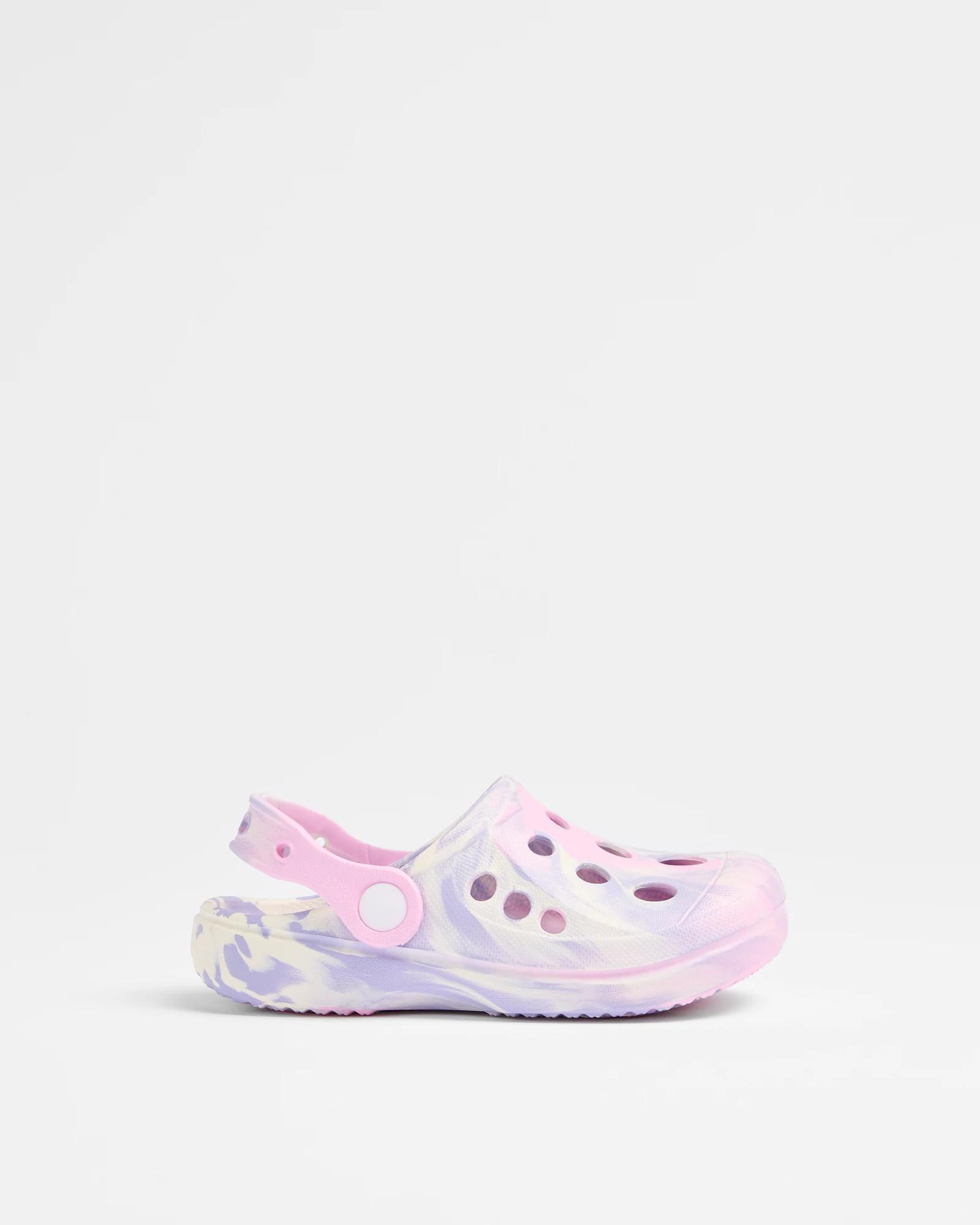 1 Target Girls Tie-dye Clog PINK, 1 of 2