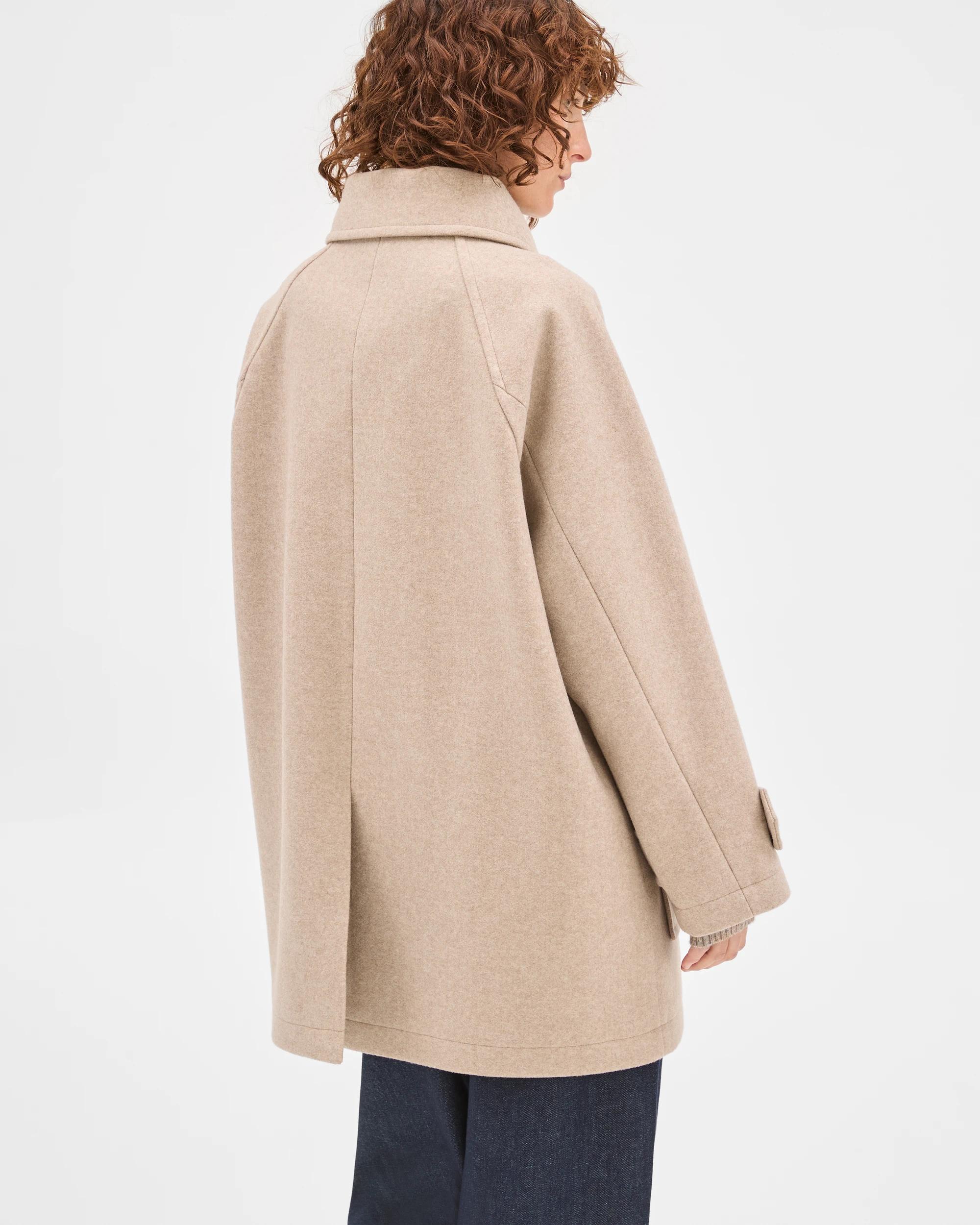 7 Target Woman Long Sleeve Relaxed Car Coat FAWN MARLE, 7 of 7