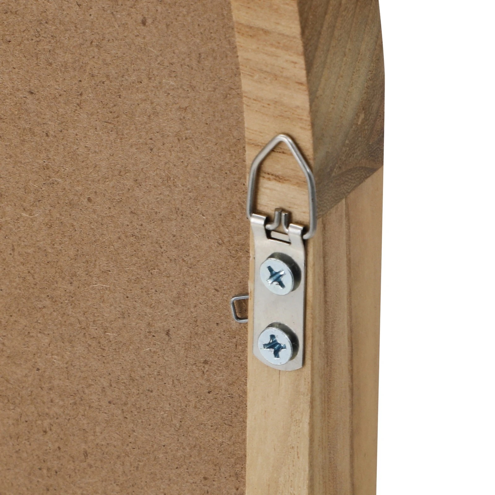 7 Oikiture Wooden Wall Mirrors Oval Makeup Mirror Home Decor 84x50cm
 - Natural, 7 of 9