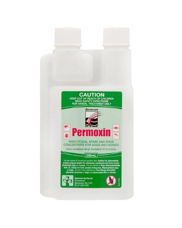 Dermcare Permoxin Dogs & Horses Insecticidal Rinse Spray 250ml