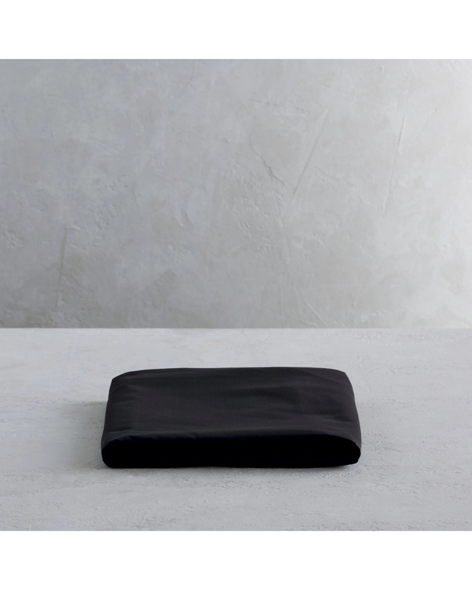 2 Bedding co Flat Sheet 1200TC Egyptian Cotton Luxurious - Super King Bed - Black, 2 of 4