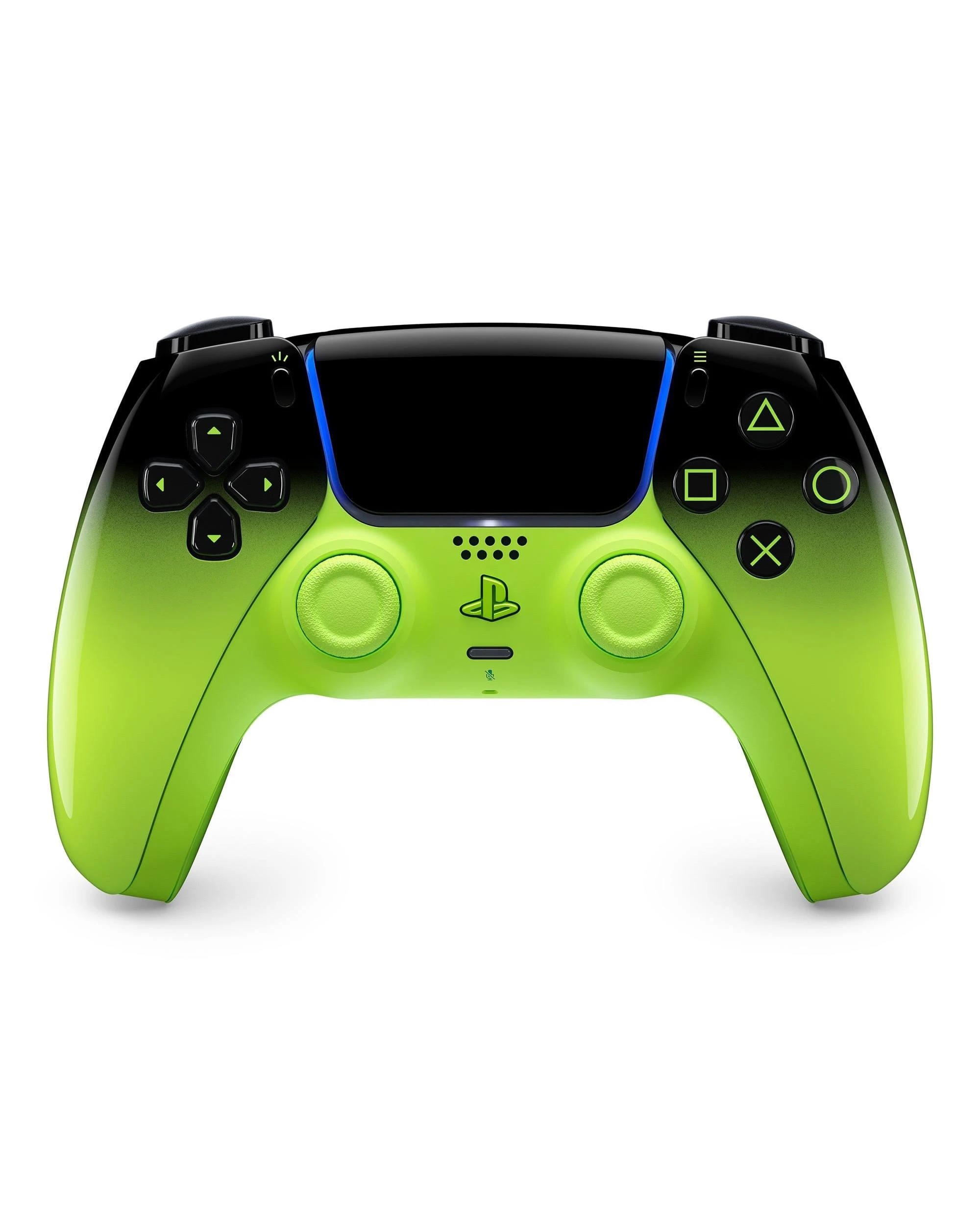 1 PlayStation 5 DualSense Wireless Controller - Remix Green - Green, 1 of 6